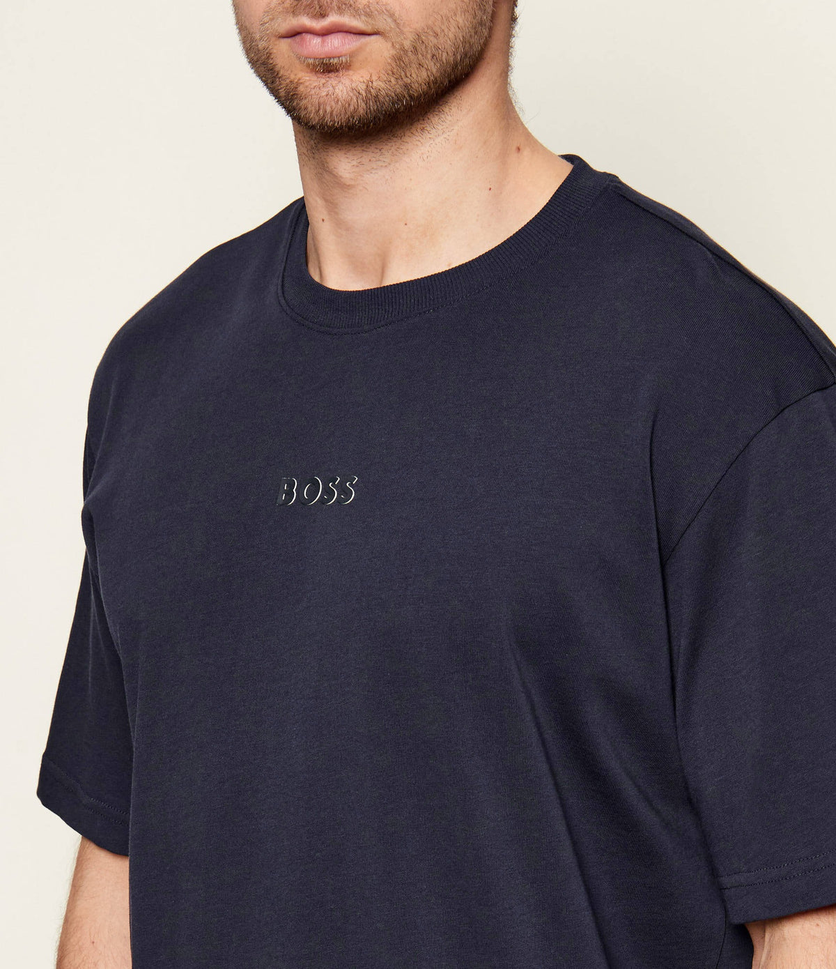 Boss T Shirt Tee 10 Dk.blue Azul Escuro_shot4