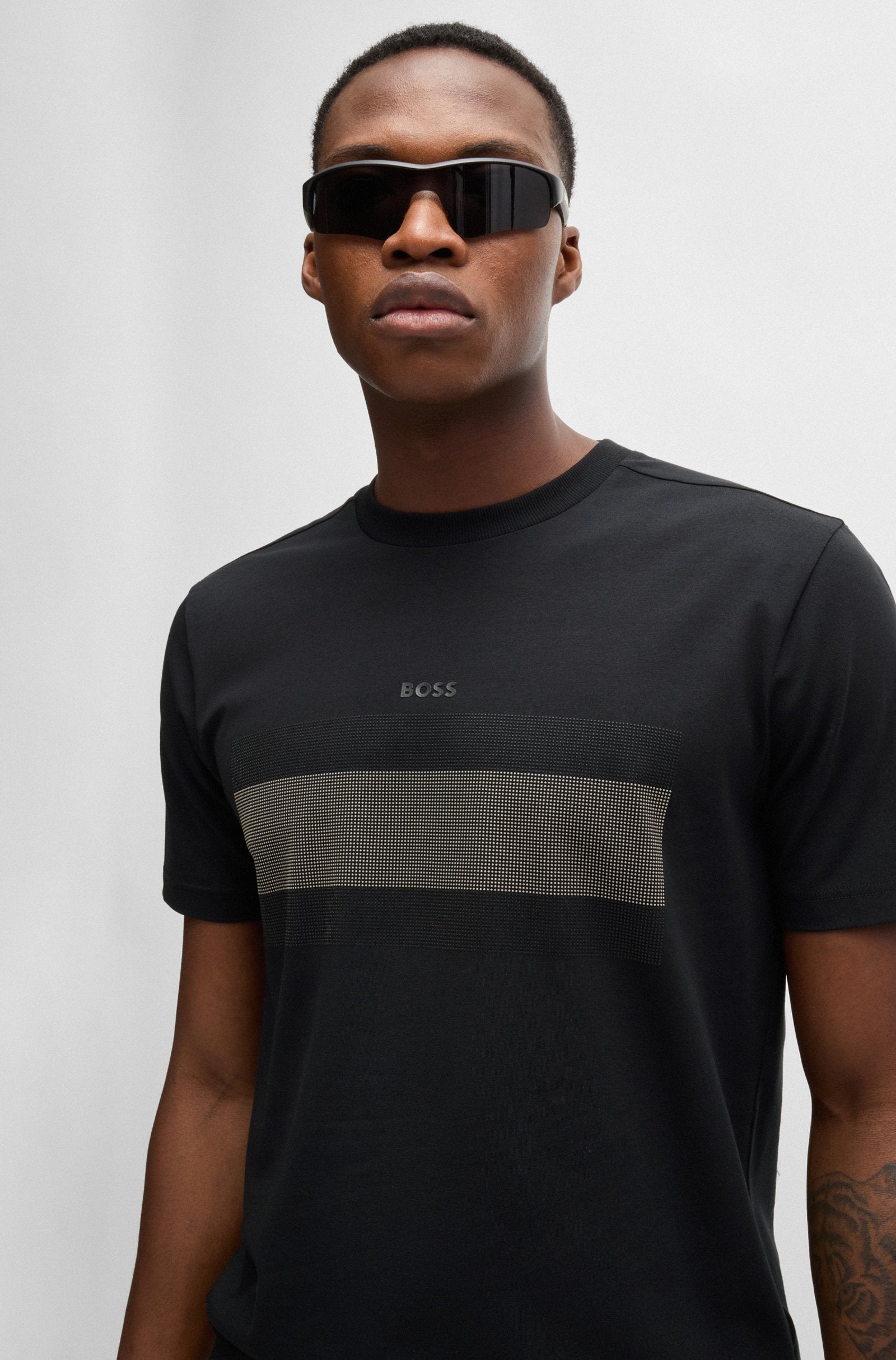 Boss T Shirt Tee 3 Black Preto_shot3