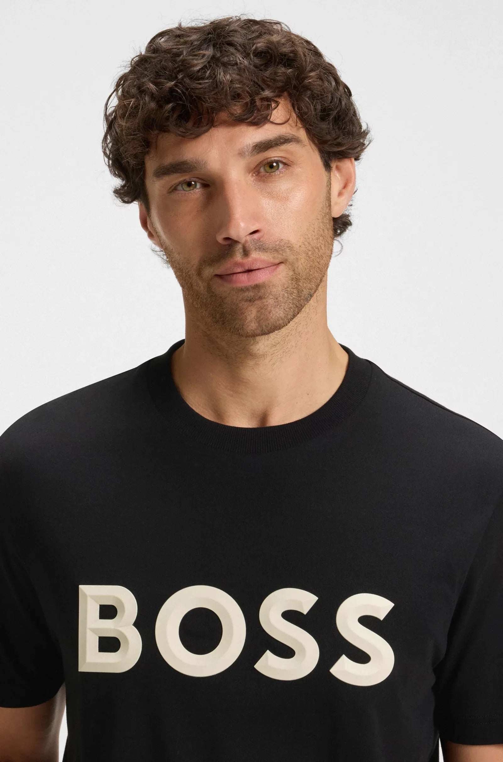 Boss T Shirt Tee Iconic 505 Black Preto_shot2