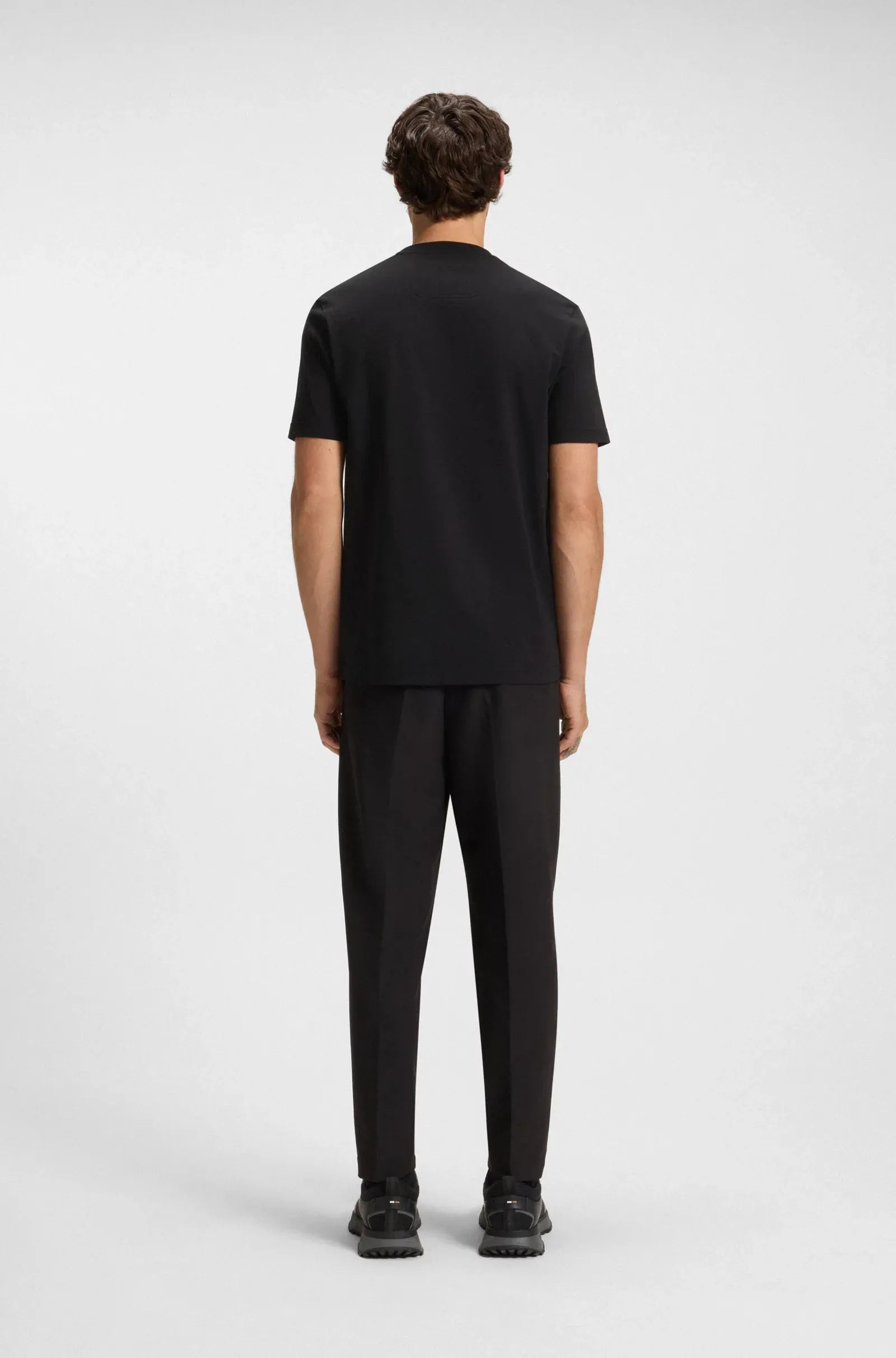 Boss T Shirt Tee Iconic 505 Black Preto_shot4