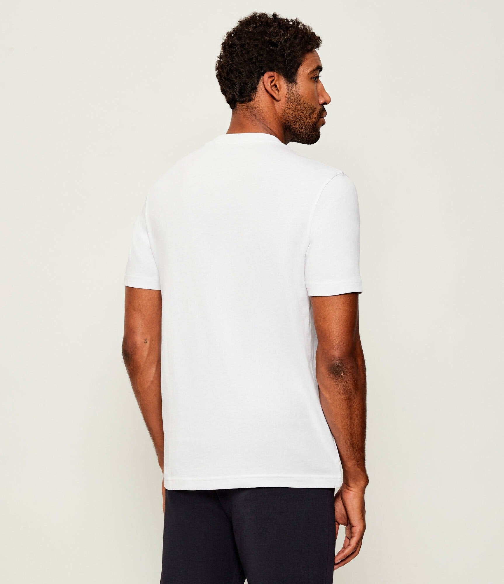 Boss T Shirt Tee Iconic 505 White Branco_shot3