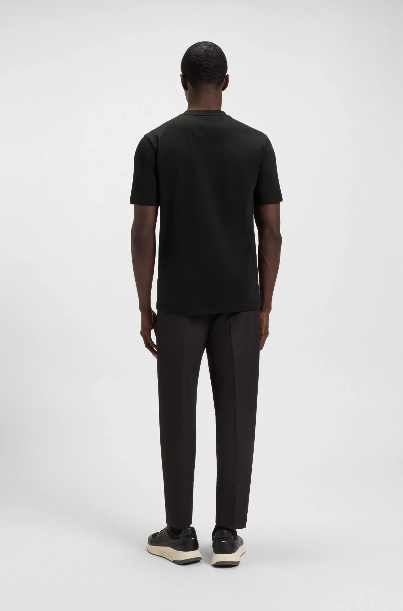 Boss T Shirt Tee Iconic Zon Black Preto_shot4