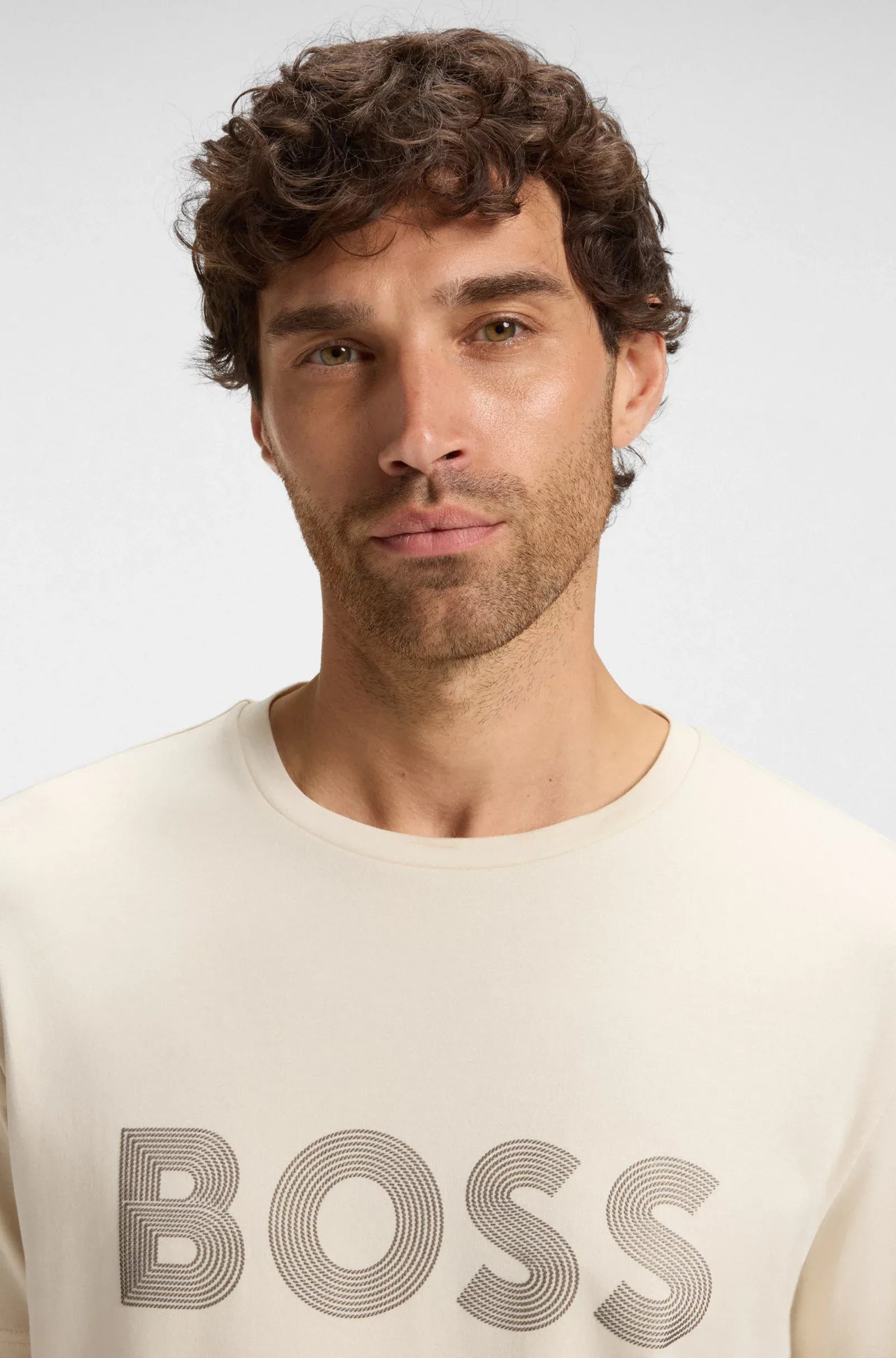 Boss T Shirt Tee Logo Futur White Branco_shot4