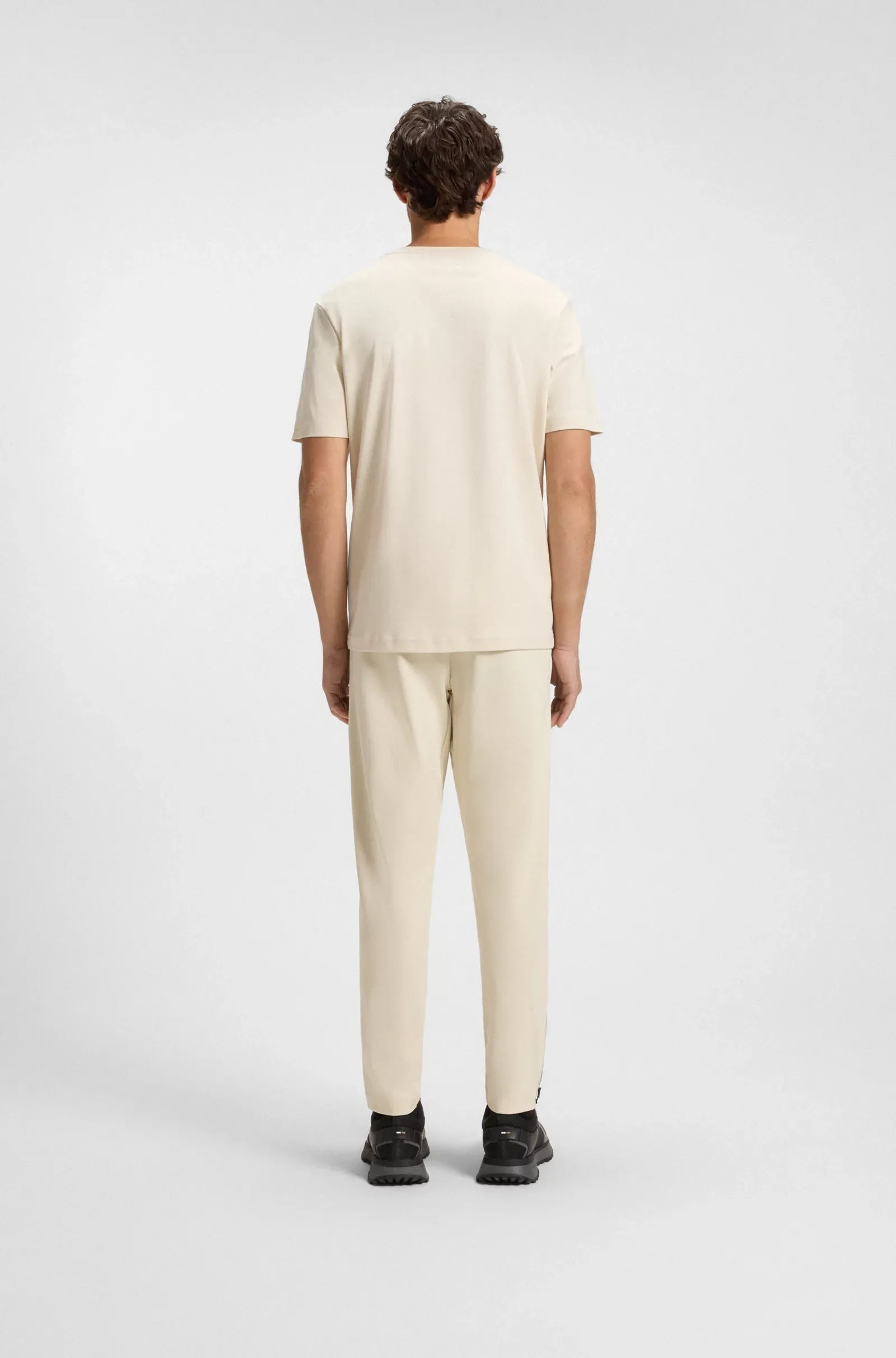 Boss T Shirt Tee Logo Futur White Branco_shot5