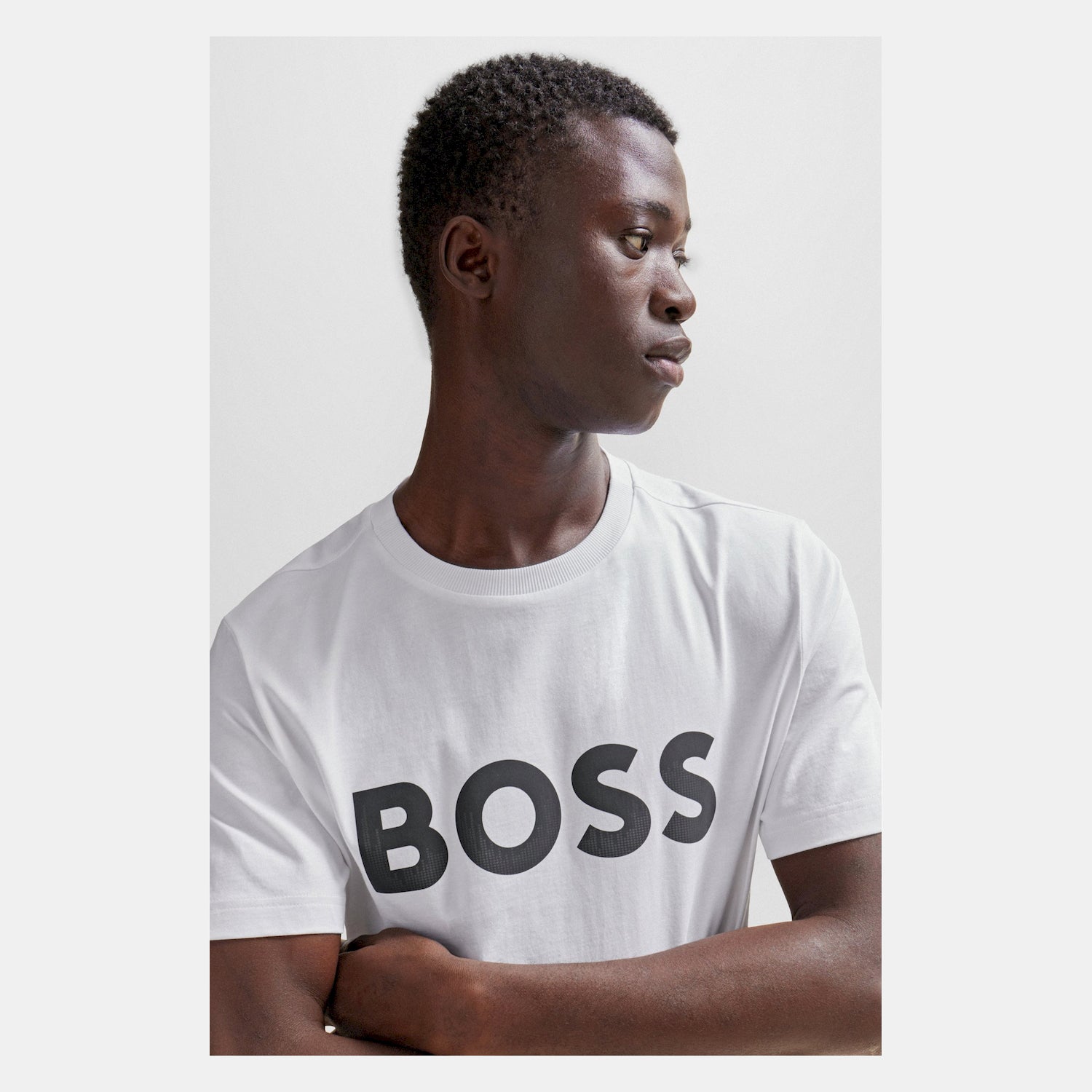 Boss T Shirt Tee Mirror 1 White Branco_shot2