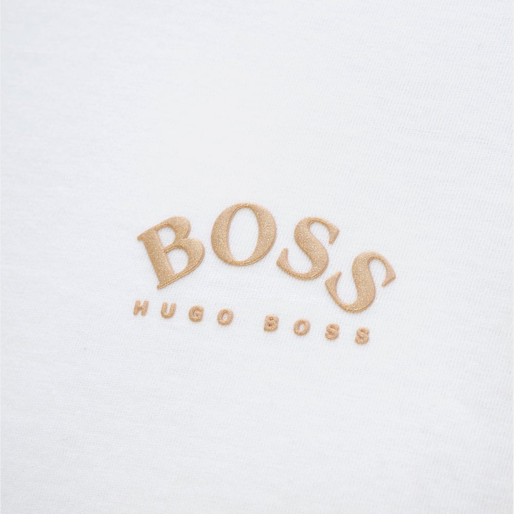 Boss T Shirt Teecurved White Branco Shot5