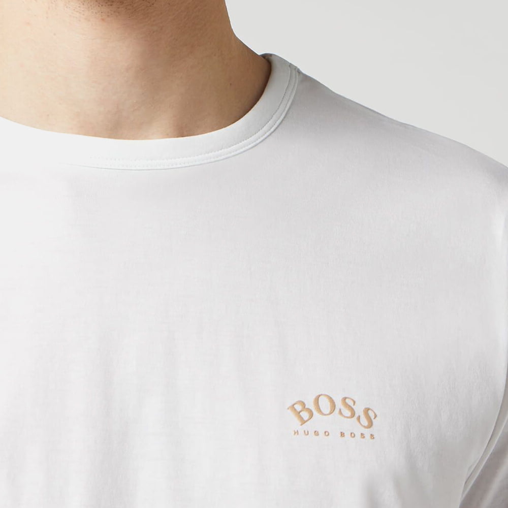 Boss T Shirt Teecurved White Branco Shot7