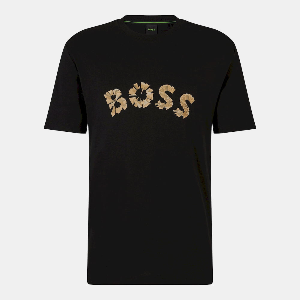 Boss T Shirt Teego1 Black Preto Shot1