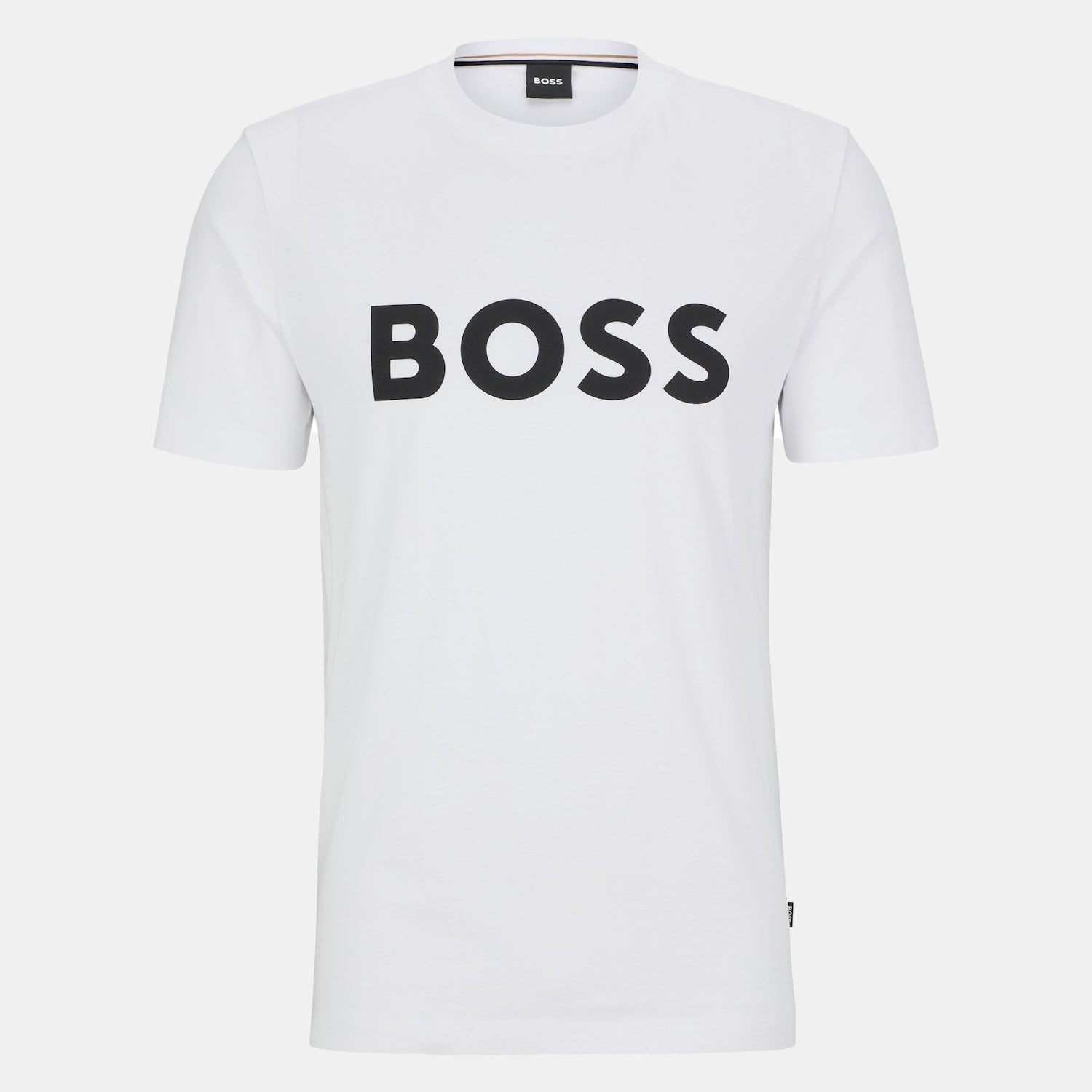 Boss T Shirt Tiburt354 White Branco_shot1
