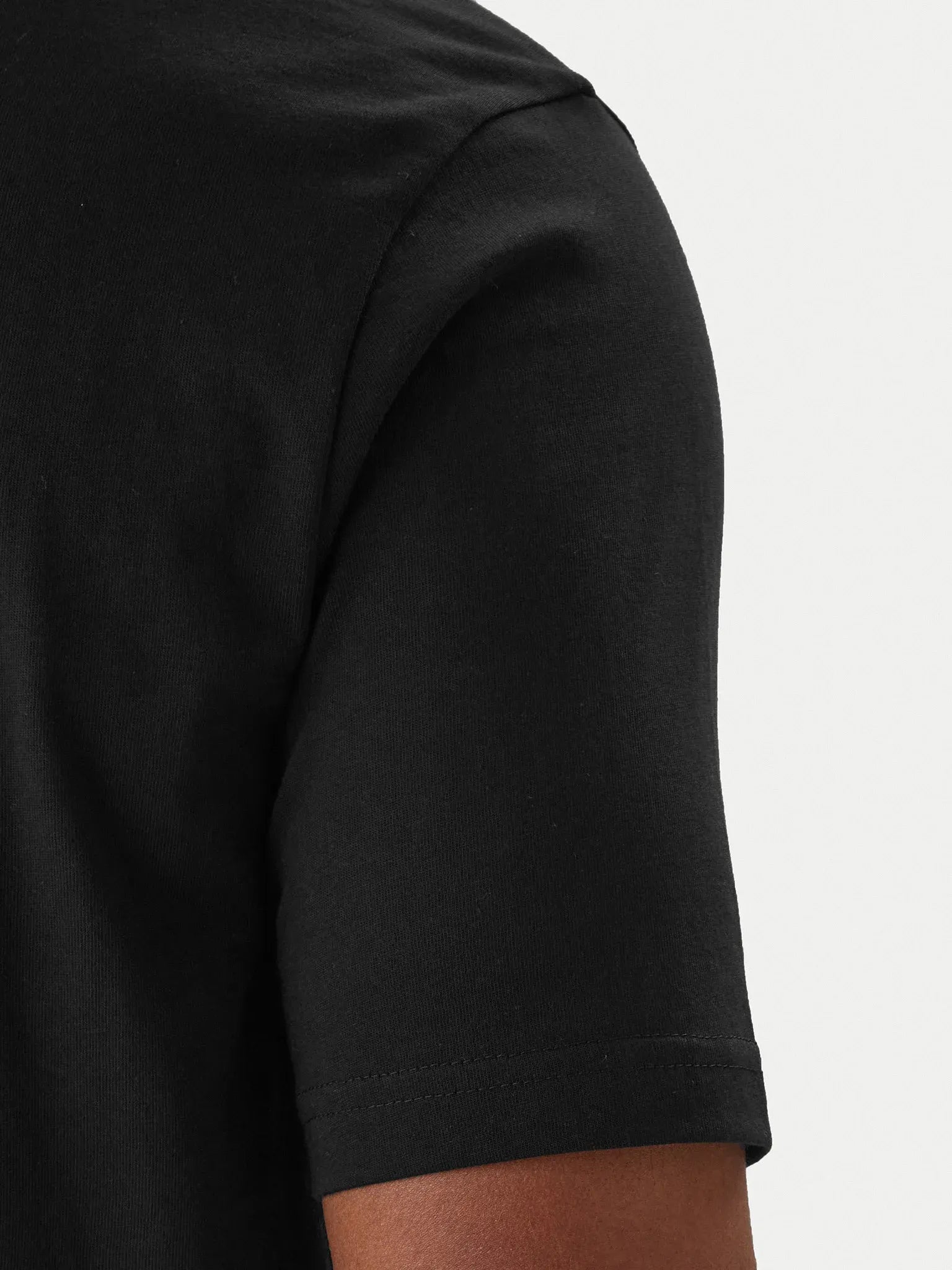 Boss T Shirt Ts Logo Black Preto_shot5