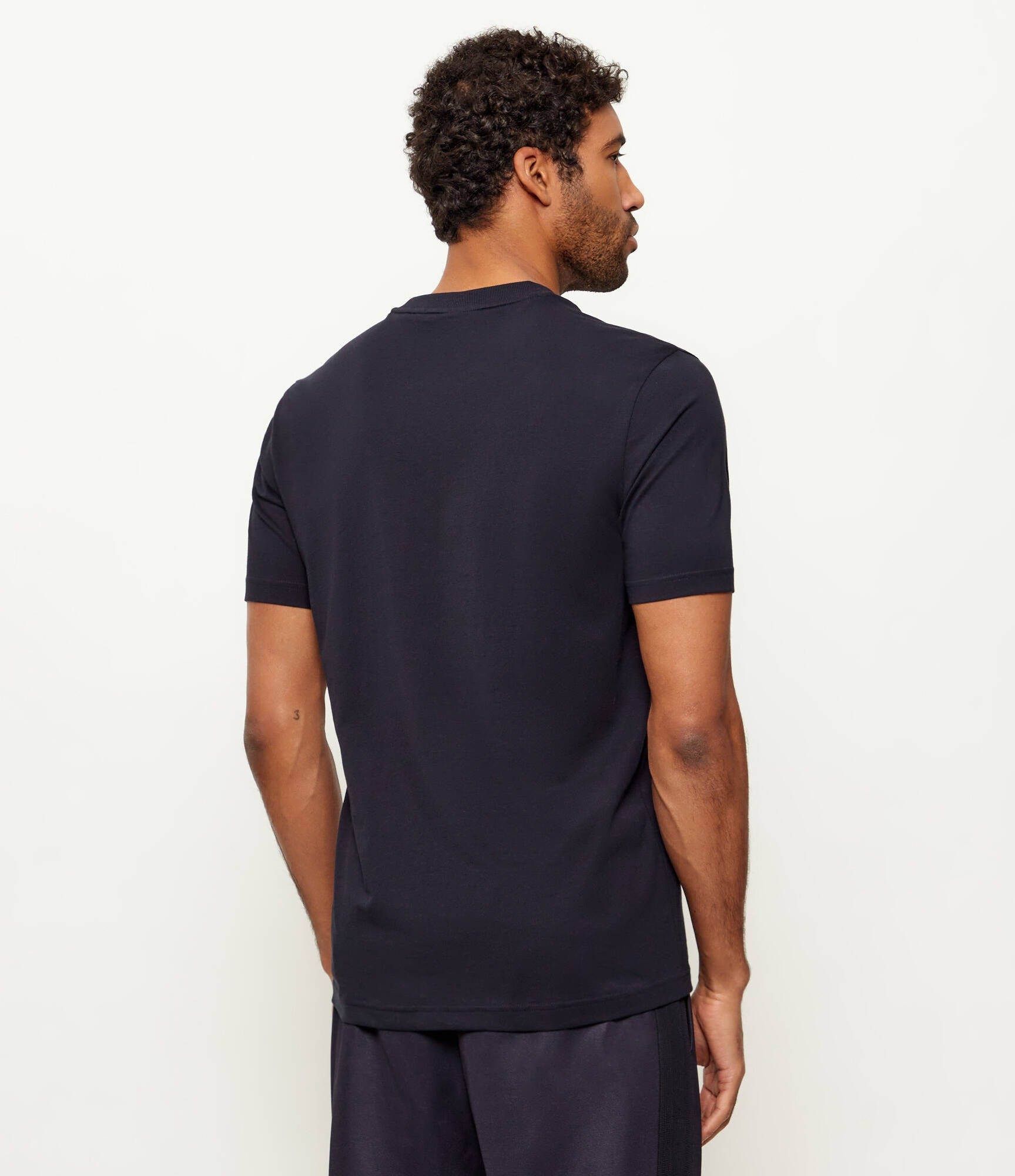 Boss T Shirt Ts Logo Dk.blue Azul Escuro_shot3