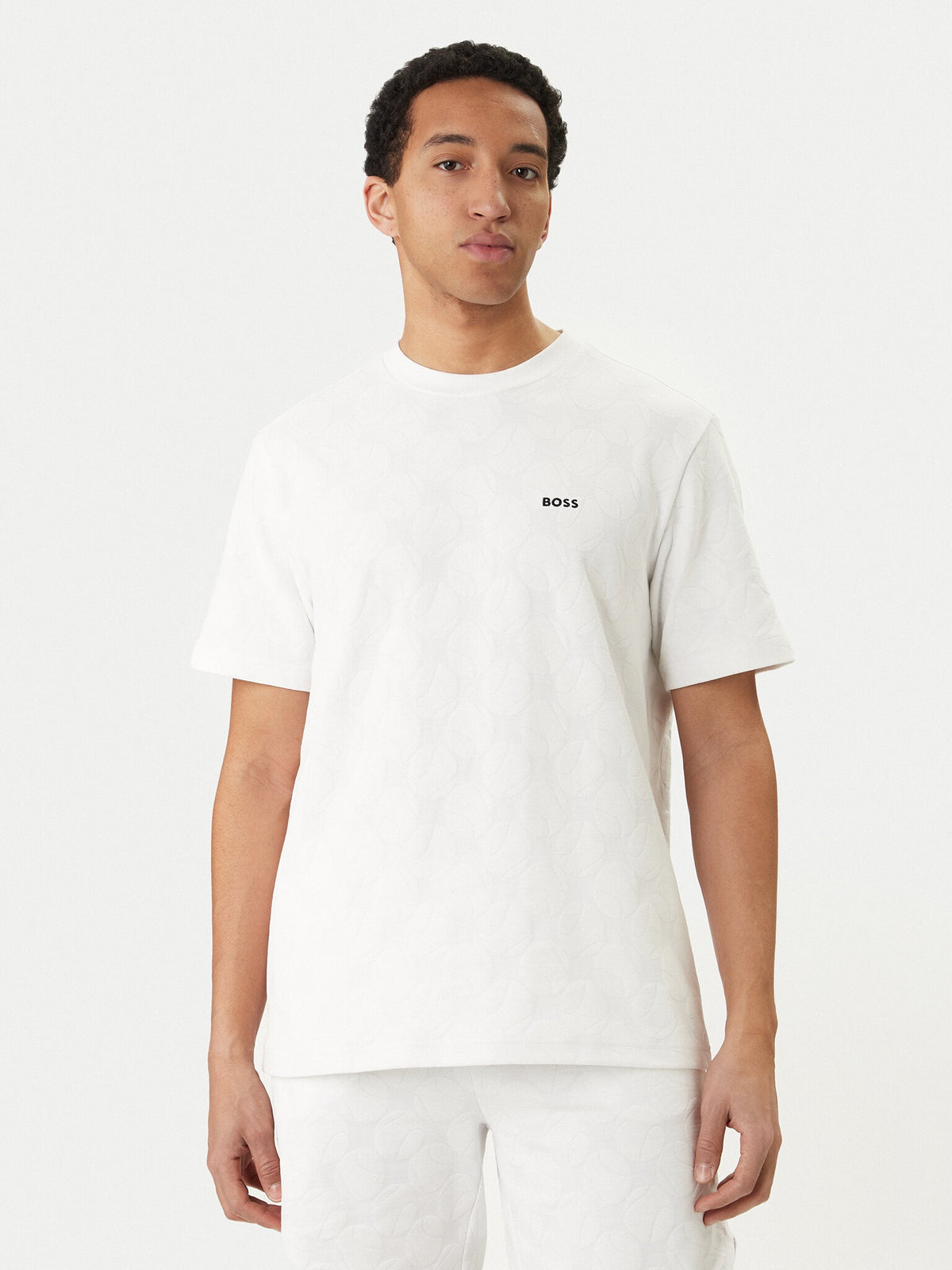 Boss T Shirt Ts Member White.logo Branco_shot1