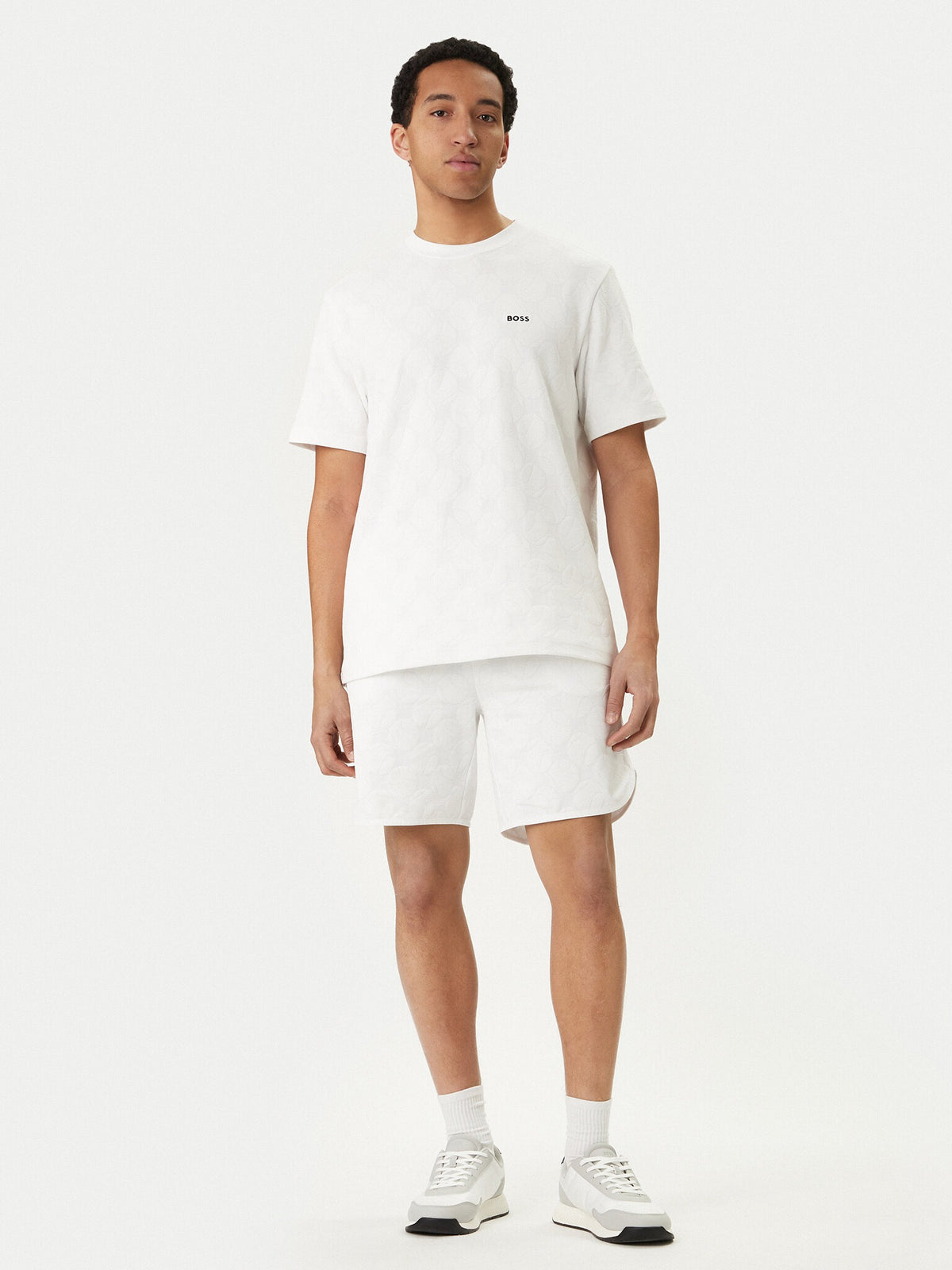 Boss T Shirt Ts Member White.logo Branco_shot2