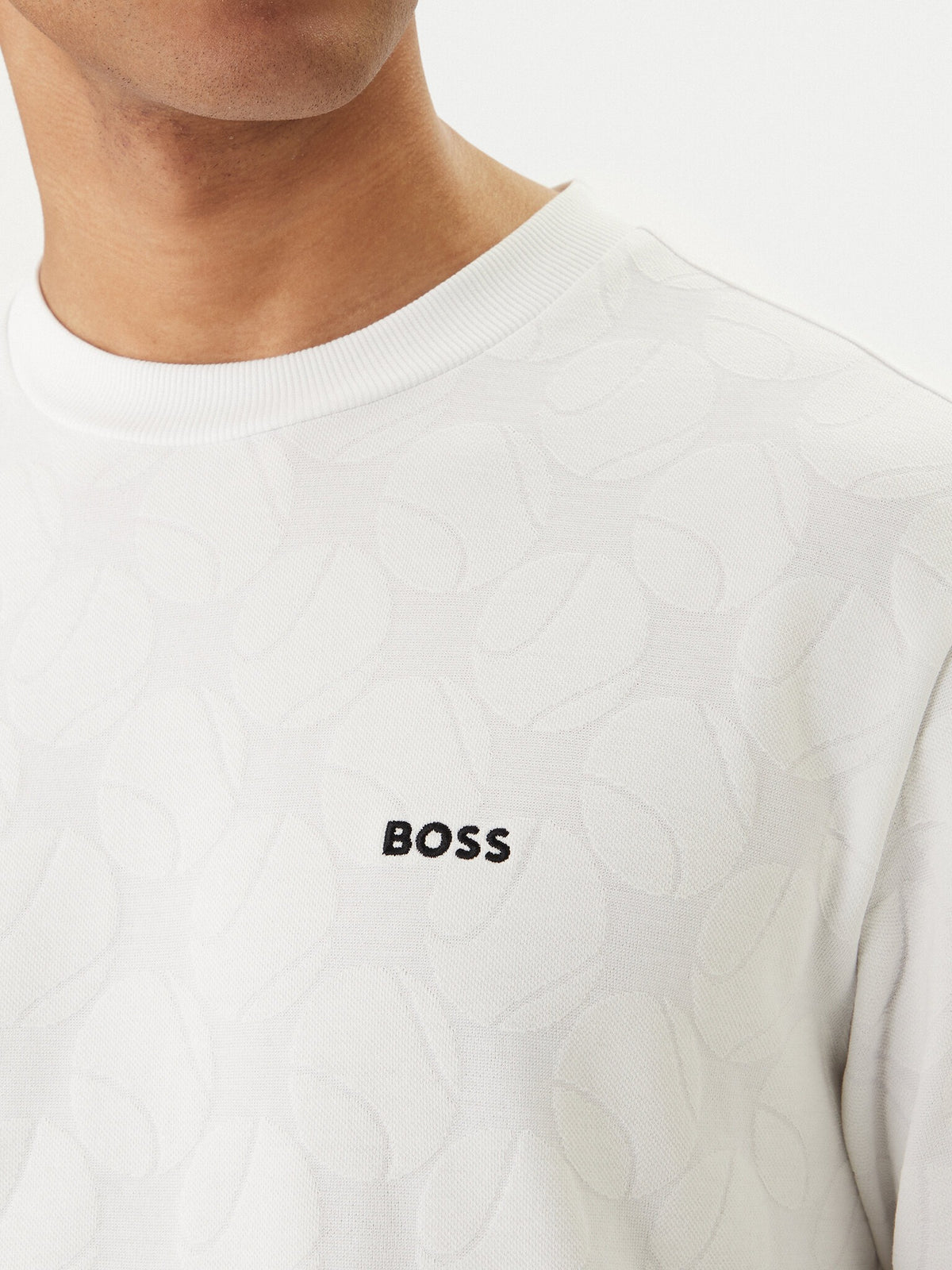 Boss T Shirt Ts Member White.logo Branco_shot5