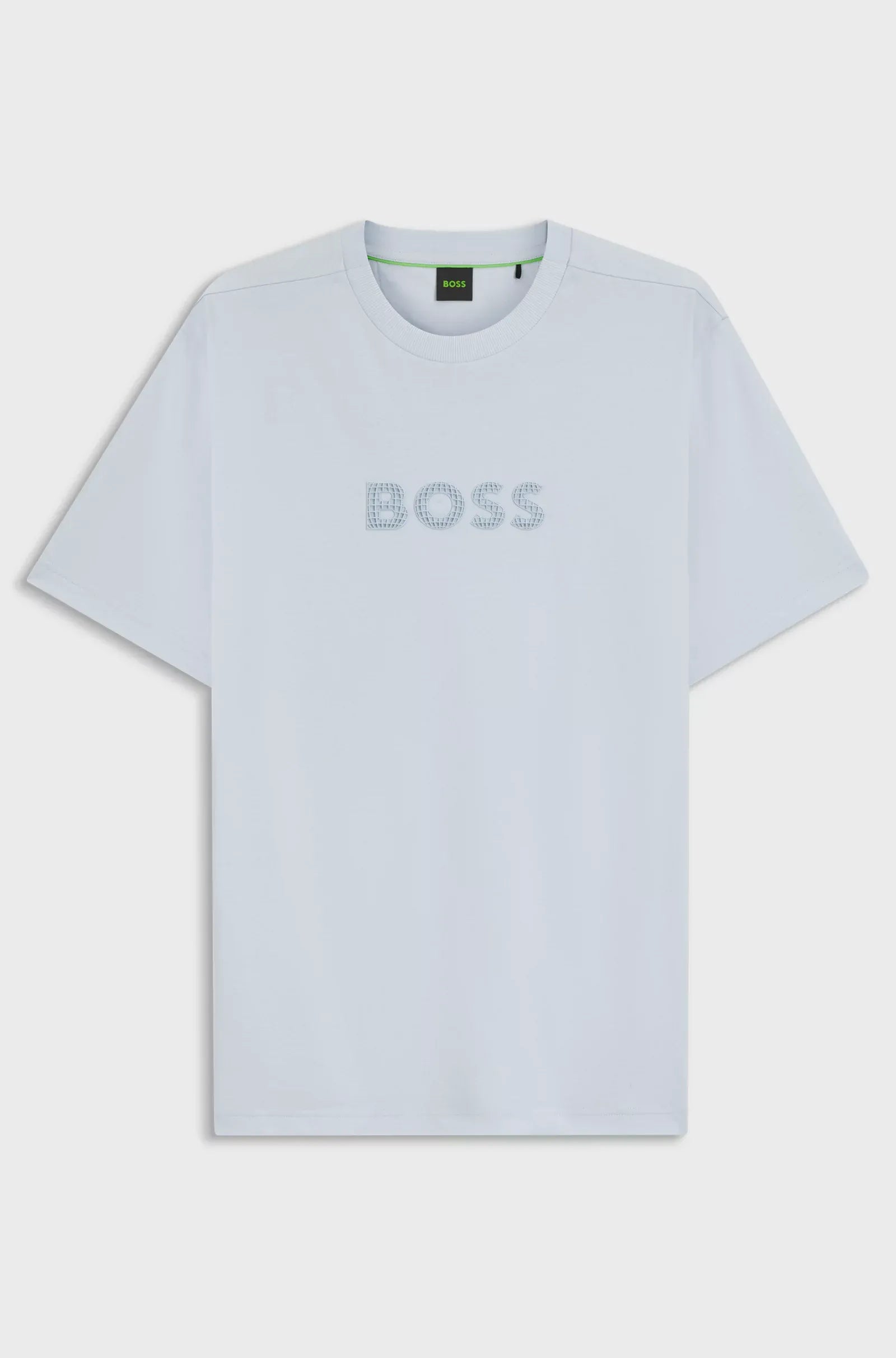 Boss T Shirt Ts Terrace Log Blue Azul_shot5