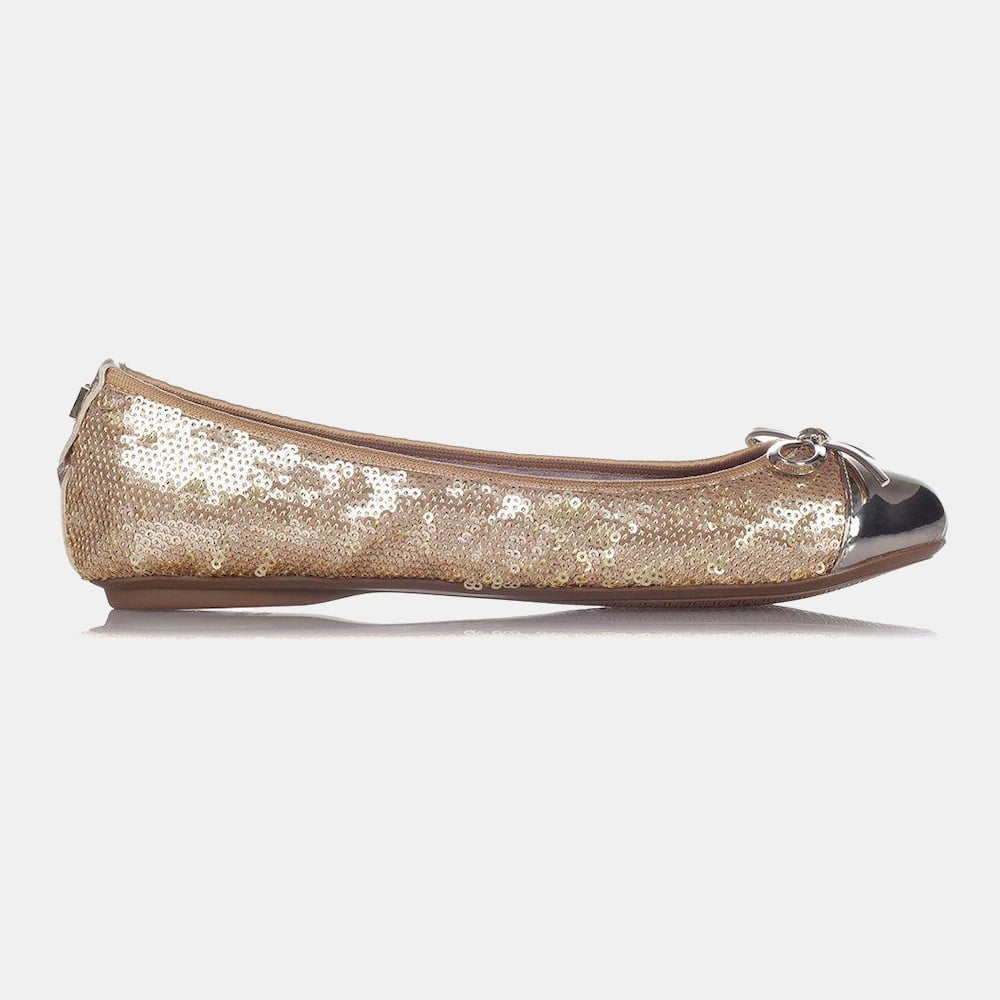 Butterfly Twists Sabrinas Ballet Flats Olivia Gold Lante Ouro Lantejoulas Shot2