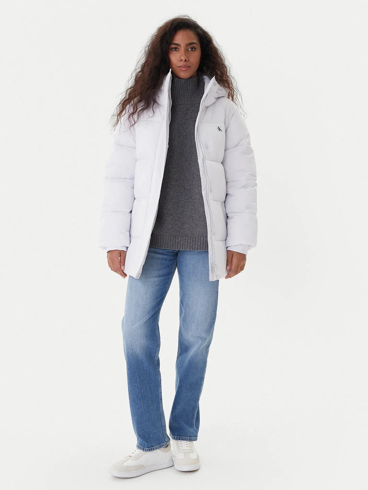 Calvin Klein Blusao Jackets Lv047d507g White Branco_shot2