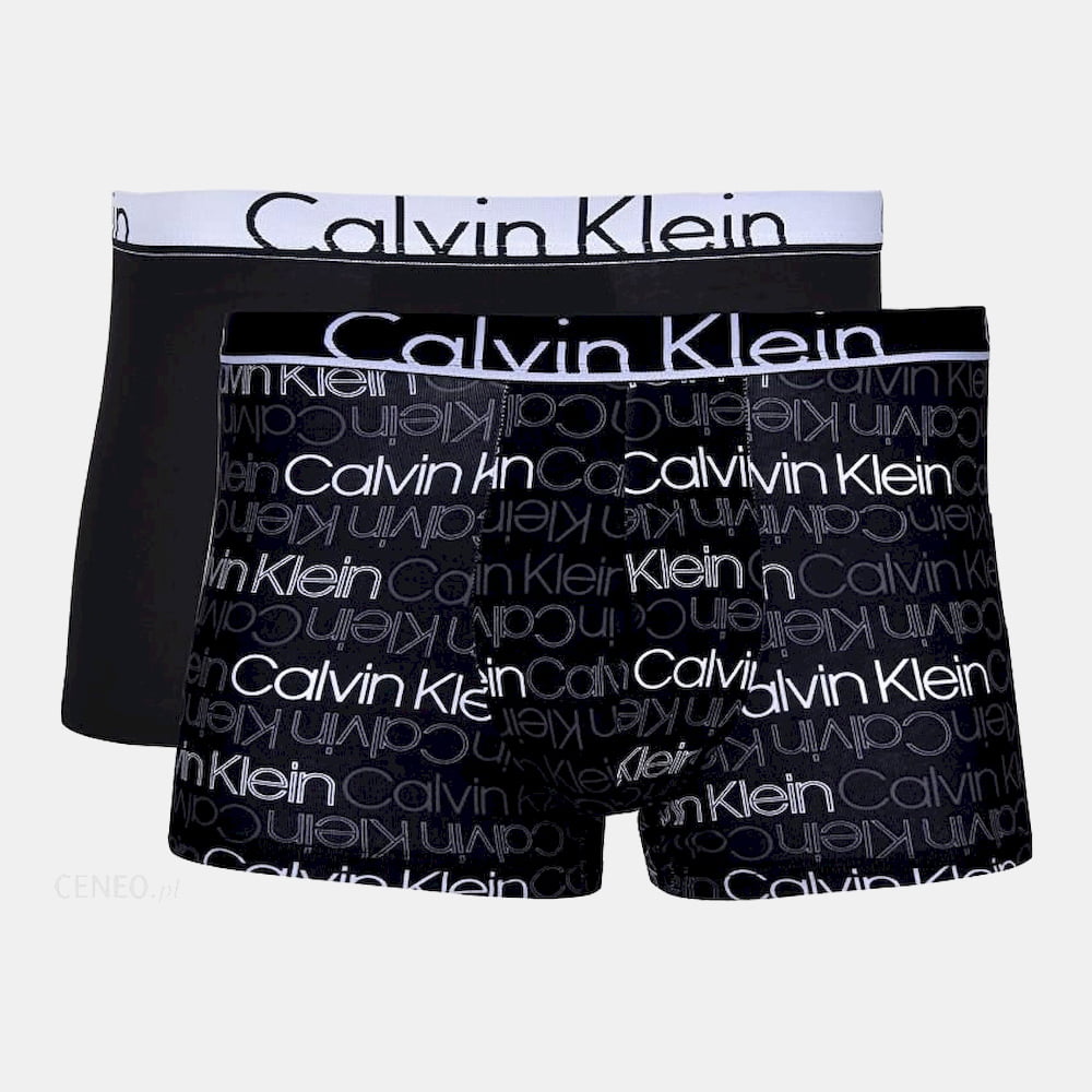 Calvin Klein Boxers Boxer Nu8643a Blk White Preto Branco Shot2