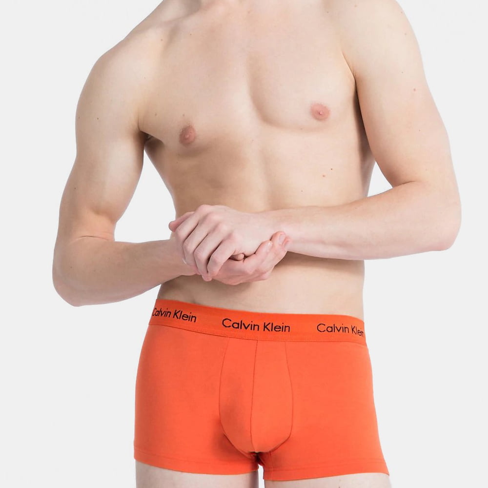 Calvin klein orange boxers best sale