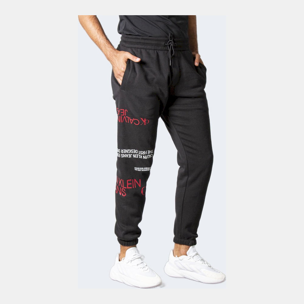 Calvin Klein Calcas Trousers J30j318517 Black Preto Shot2