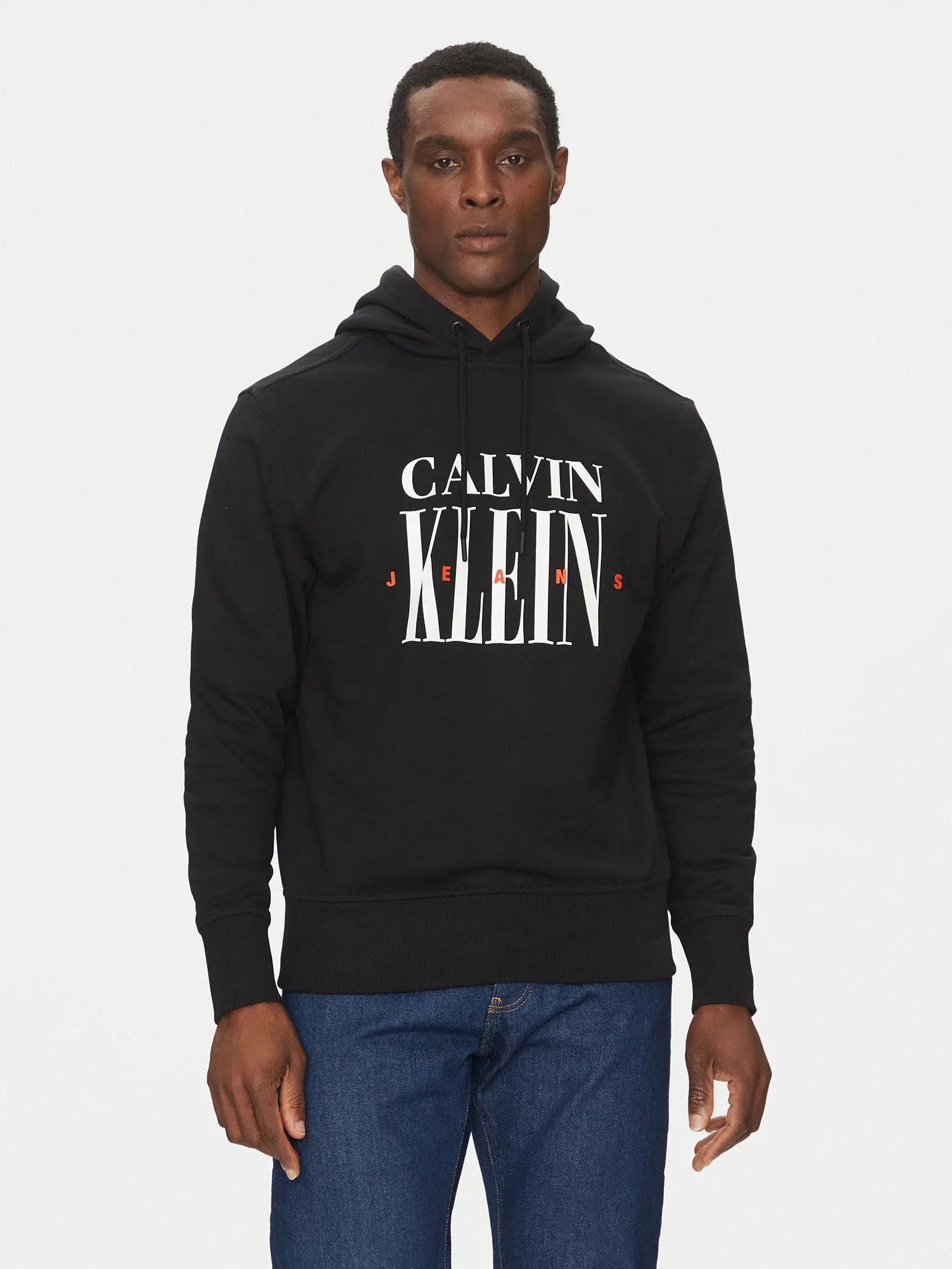 Calvin Klein Camisola Hoodie J30j327520 Black Preto_shot1