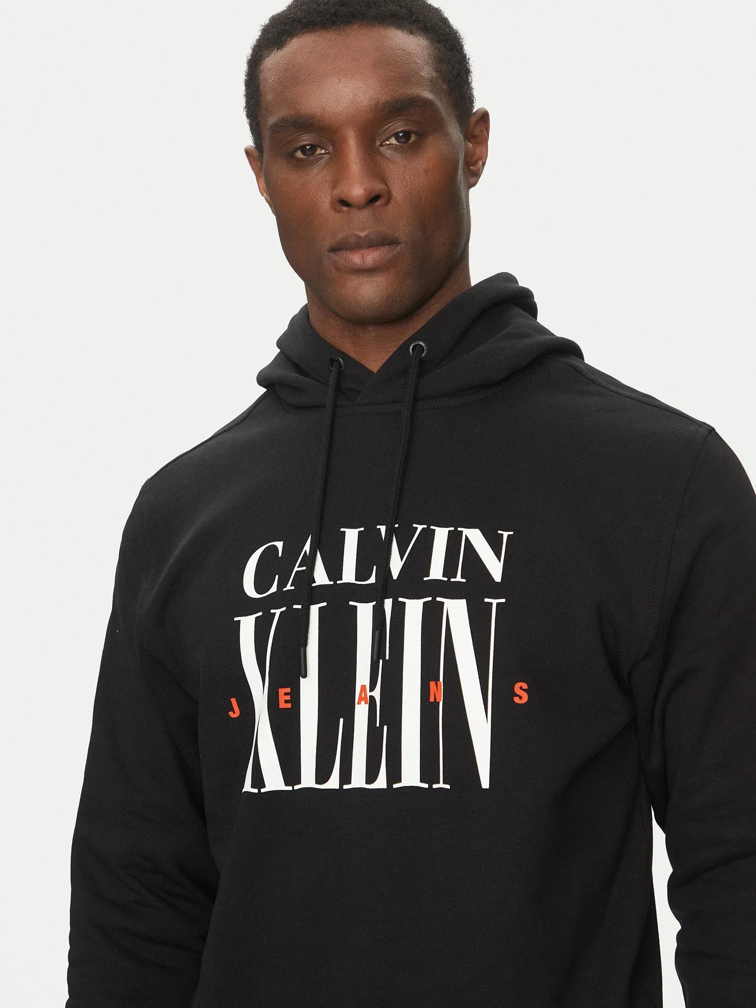 Calvin Klein Camisola Hoodie J30j327520 Black Preto_shot4