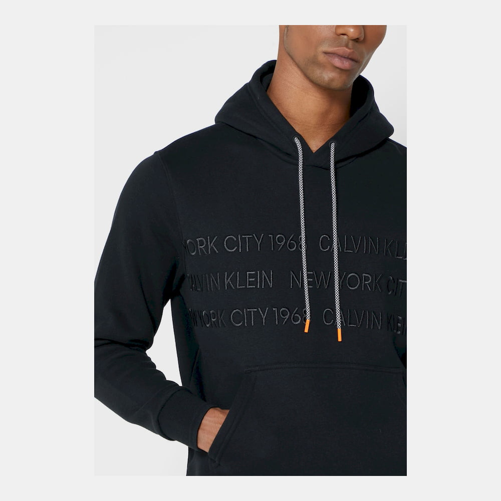 Calvin Klein Camisola Hoodie K10k105720 Black Preto Shot4