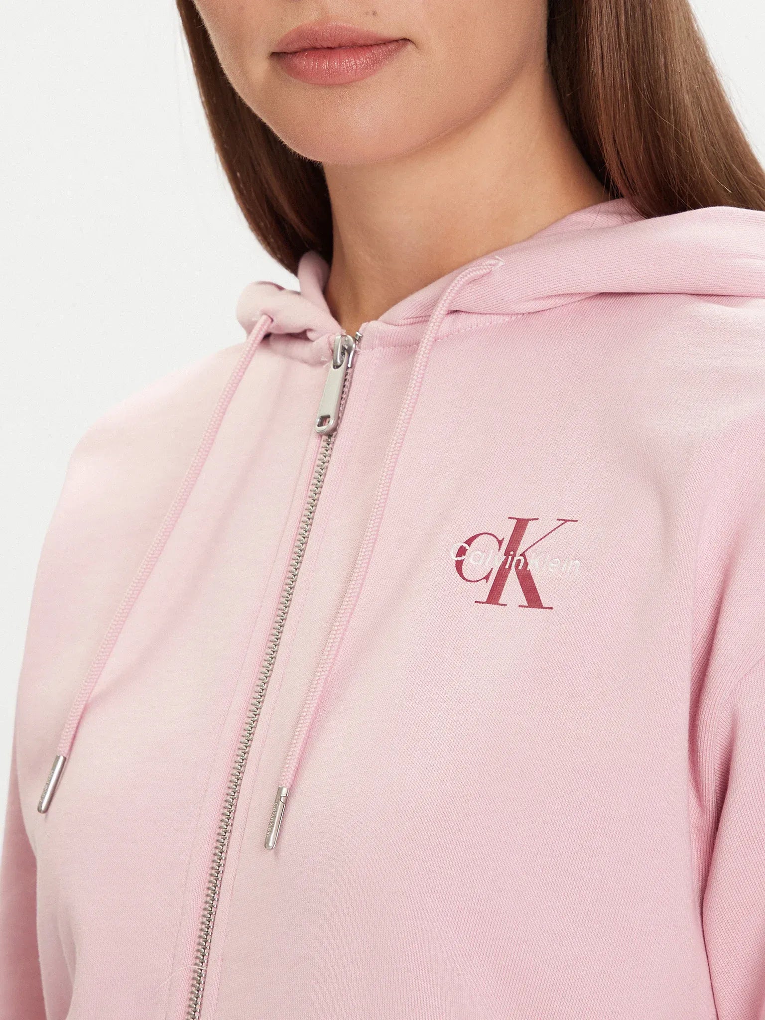 Calvin Klein Camisola Hoodie Lv047b270g Pink Rosa_shot3