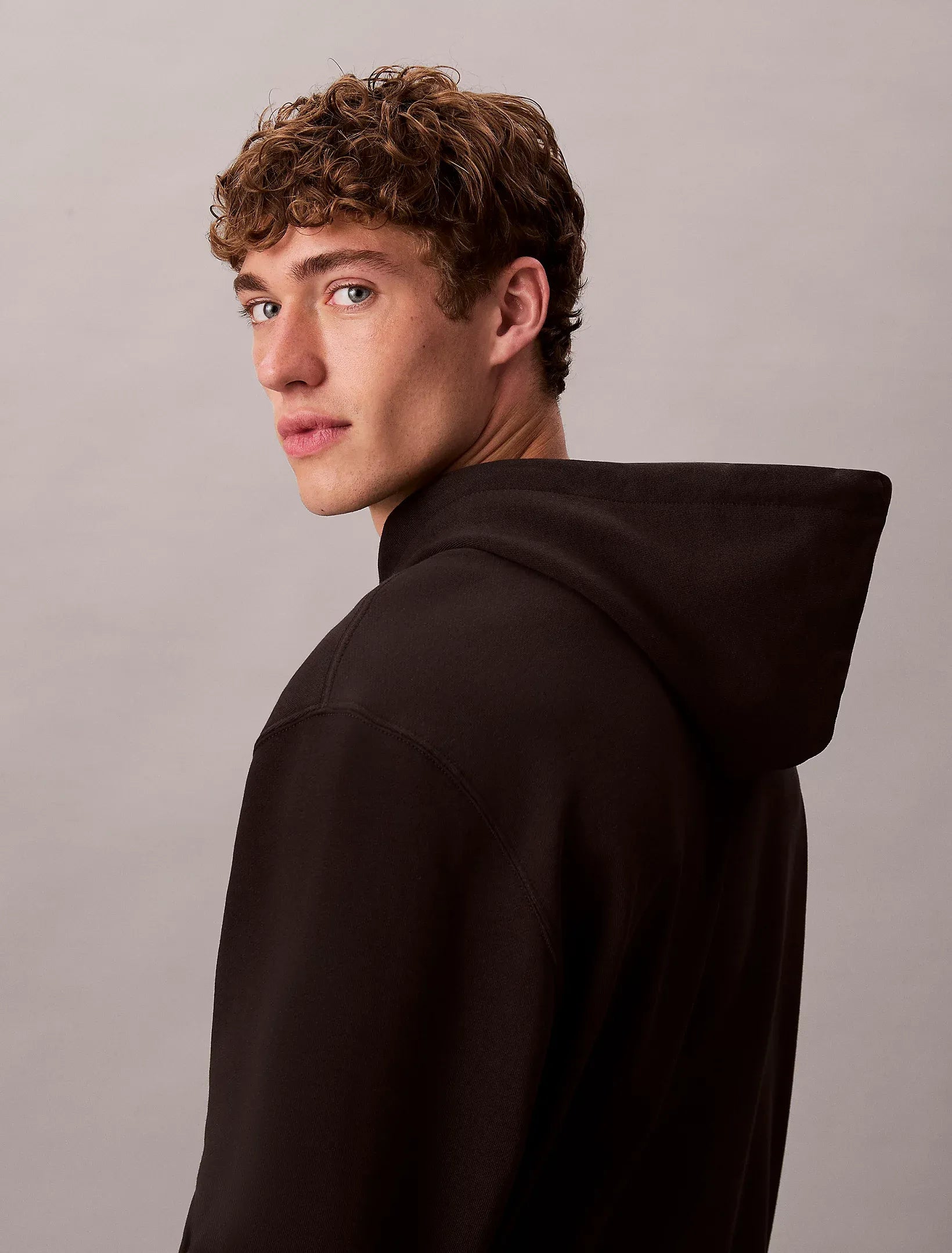 Calvin Klein Camisola Hoodie Lv04rd258g Black Preto_shot1