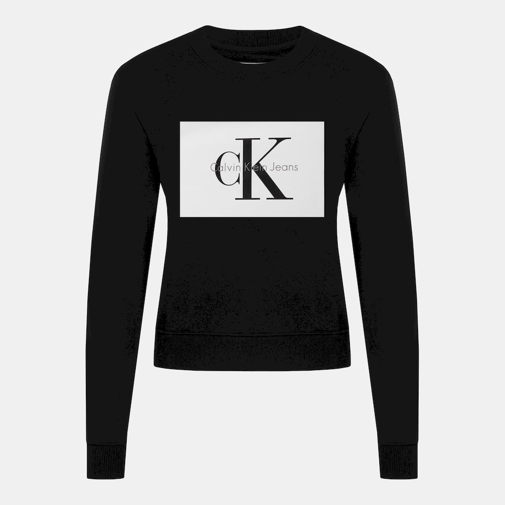 Calvin Klein Camisola Sweat J20j206975 Black Preto Shot2