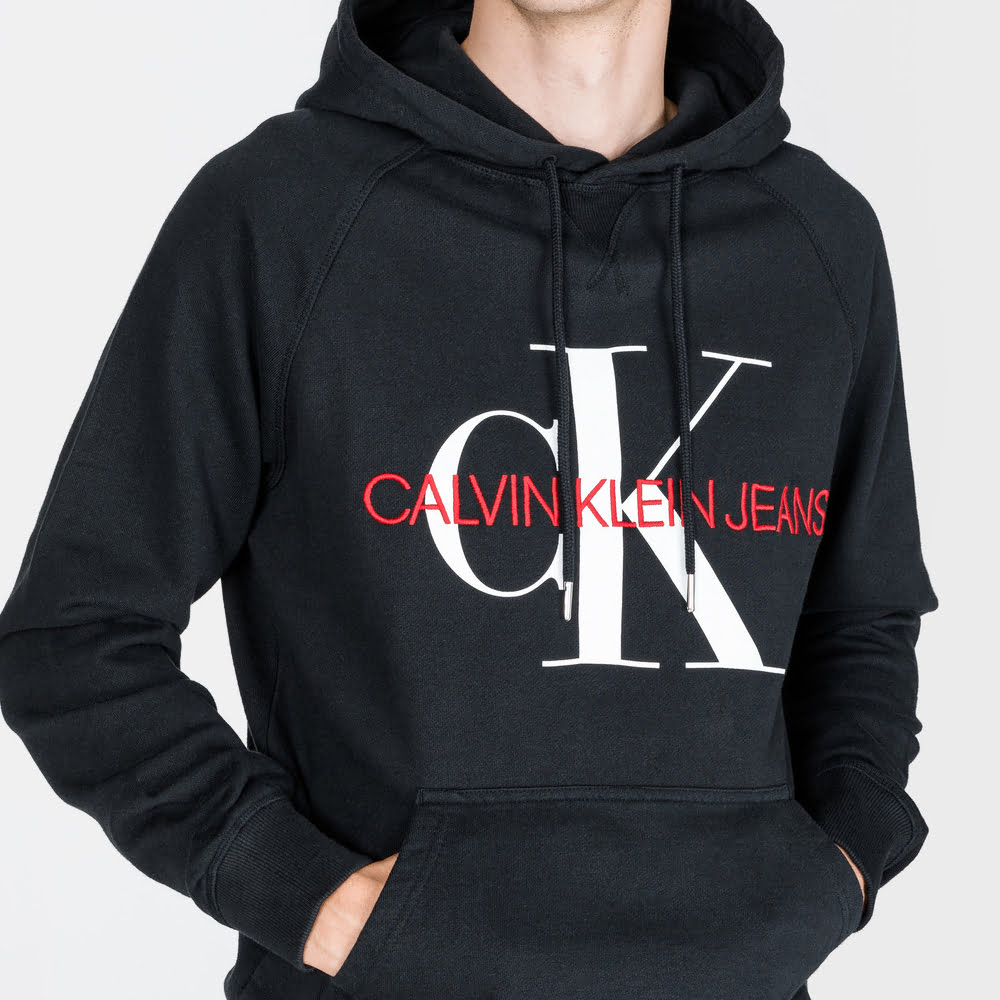 Calvin Klein Camisola Sweat J30j313219 Black Preto Shot1