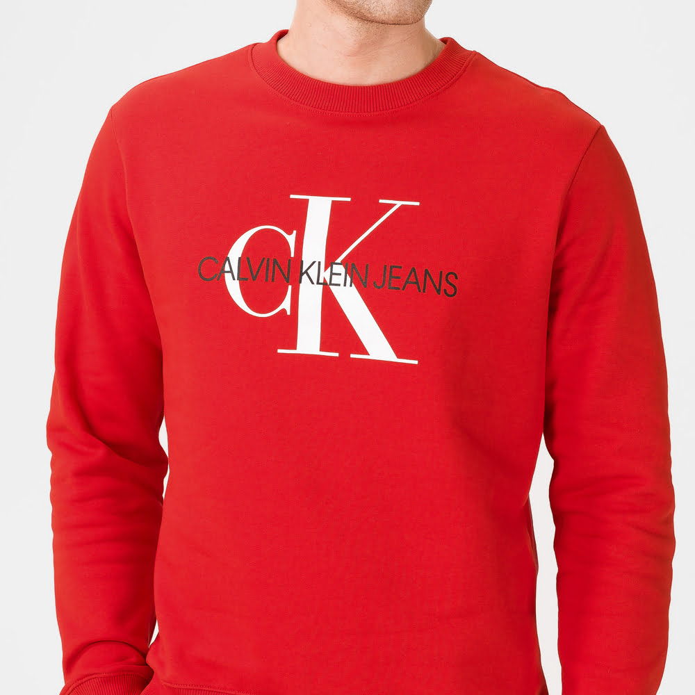 Calvin Klein Camisola Sweat J30j314692 Red Vermelho Shot3