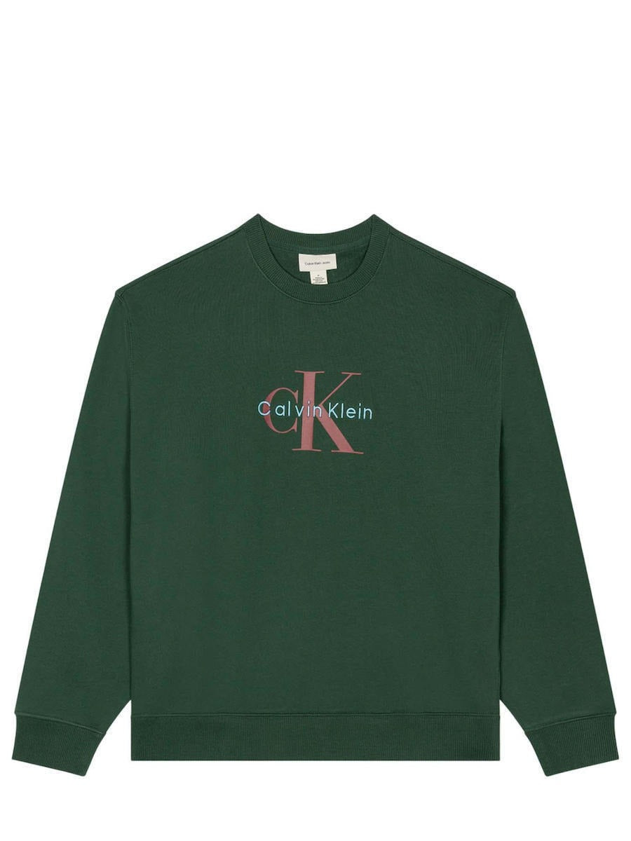 Calvin Klein Camisola Sweat Lv04rd242g Green Verde_shot1