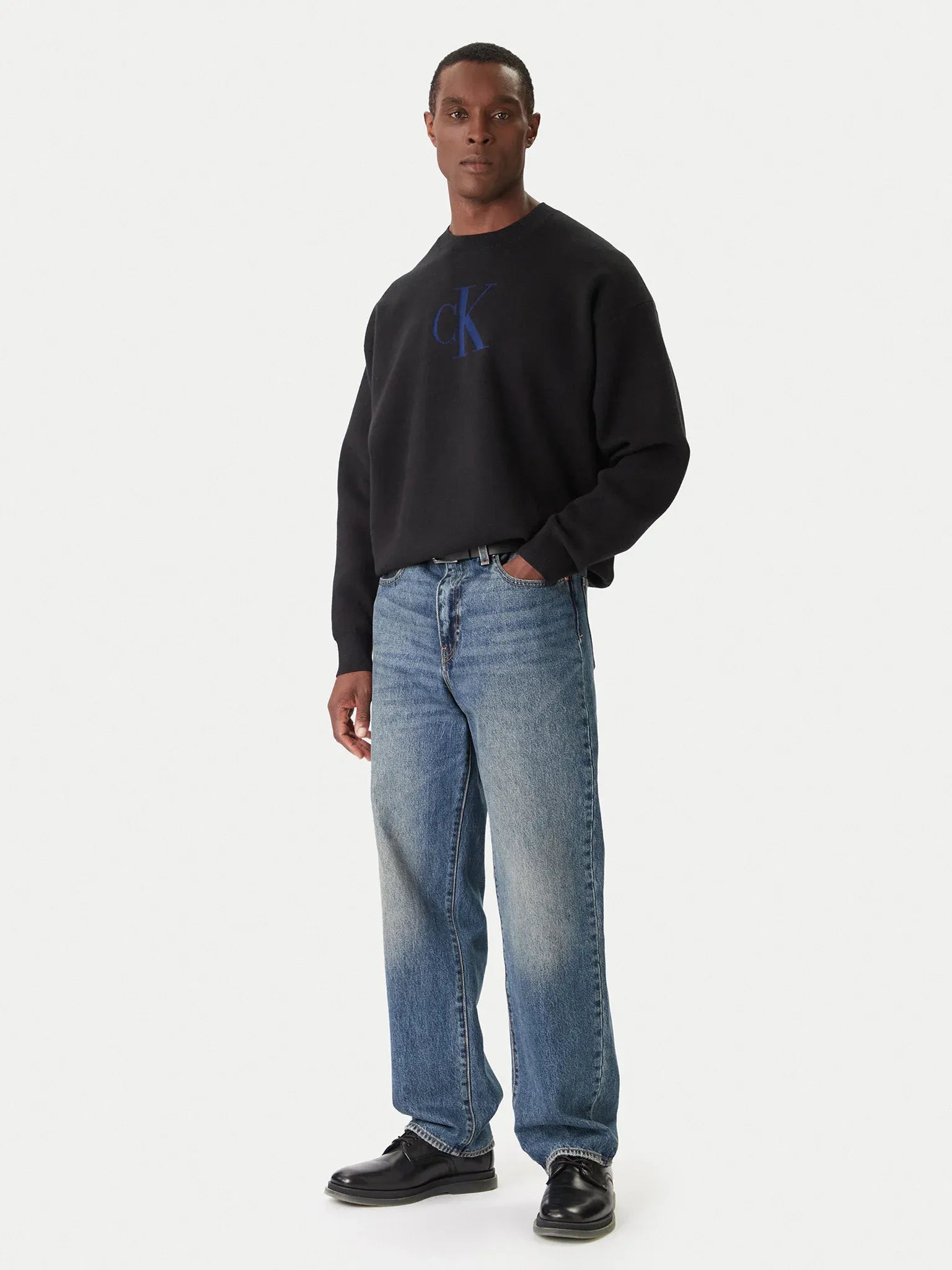 Calvin Klein Camisola Sweat Lv04rd305g Black Preto_shot1