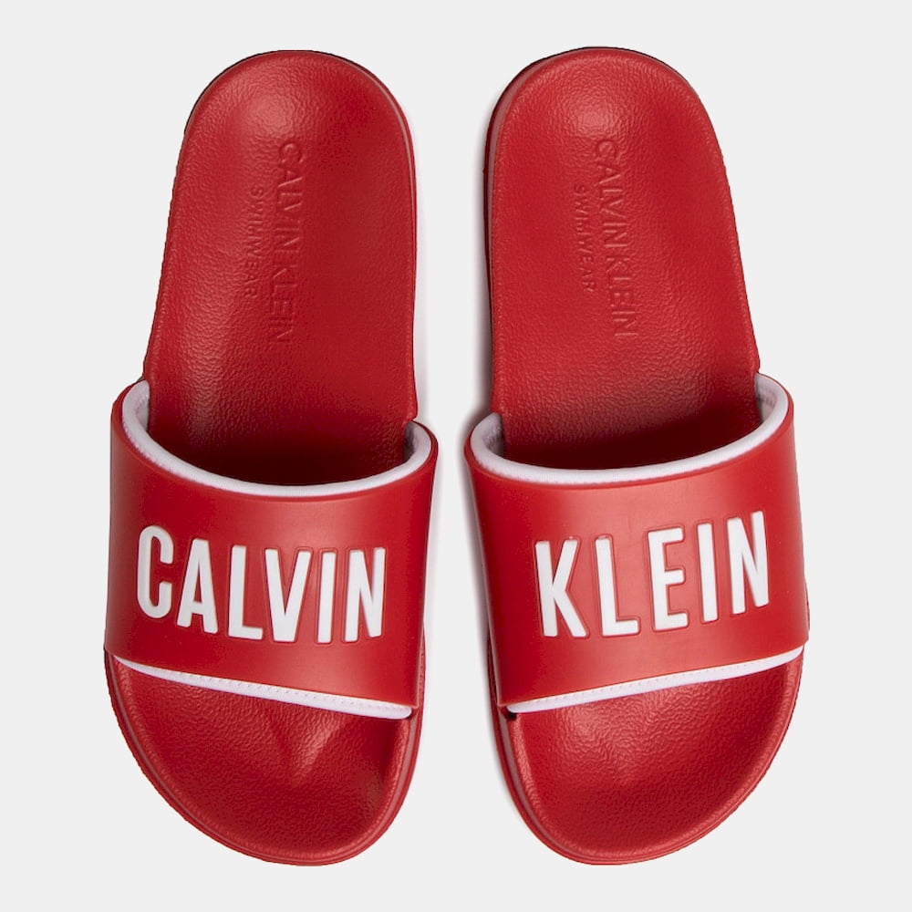 Calvin Klein Chinelos Slippers K9uk014044 Red White Vermelho Branco Shot10