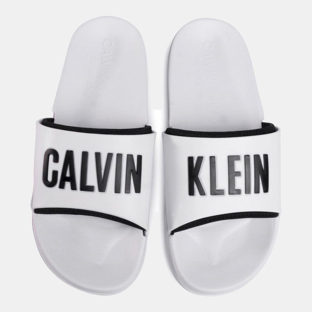 Calvin Klein Chinelos Slippers K9uk014044 Whi Black Branco Preto Shot8