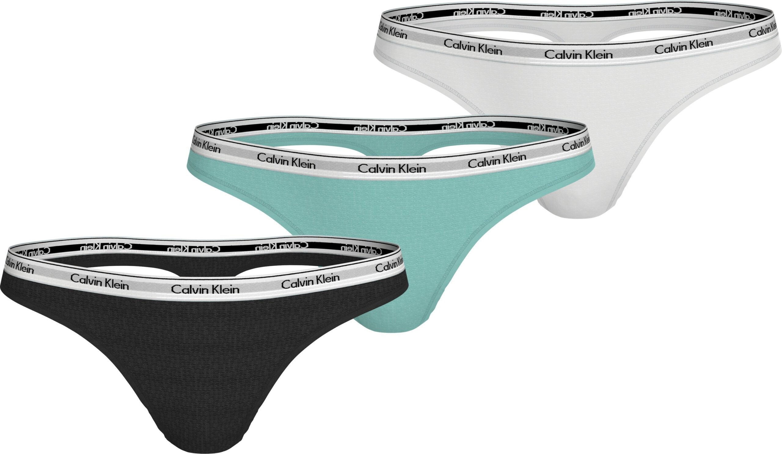 Calvin Klein Cueca Thong Qd5209e Blue Black Azul Preto_shot3