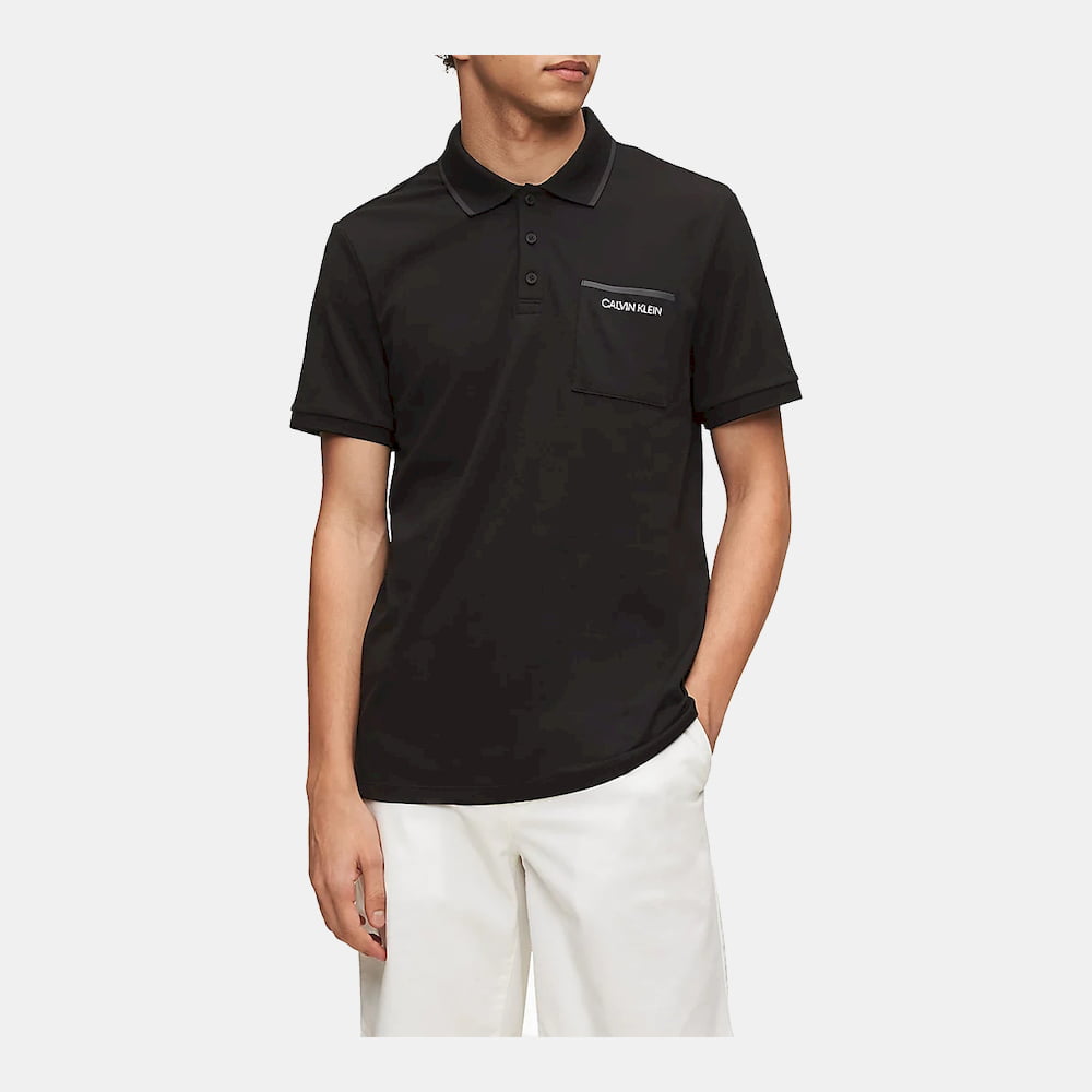 Calvin Klein Polo K10k106013 Black Preto Shot1