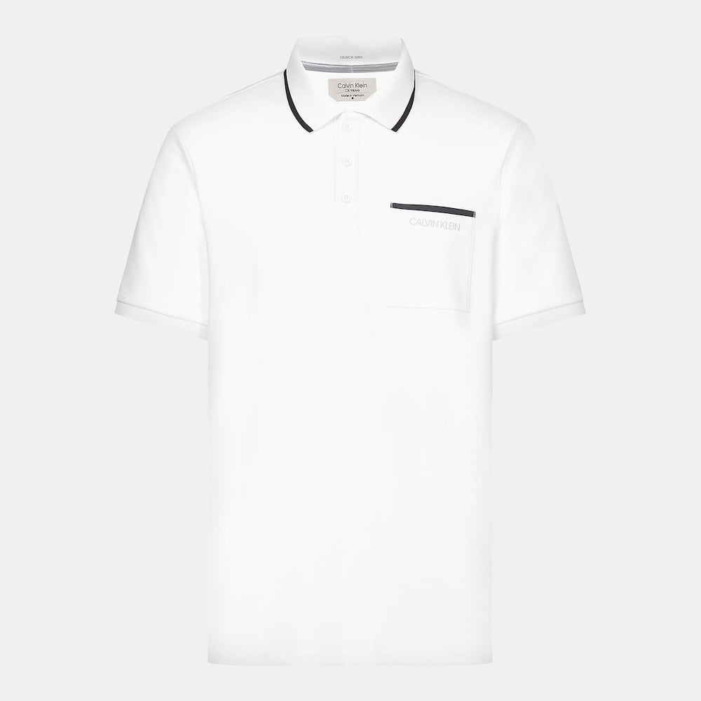 Calvin Klein Polo K10k106013 White Branco Shot5