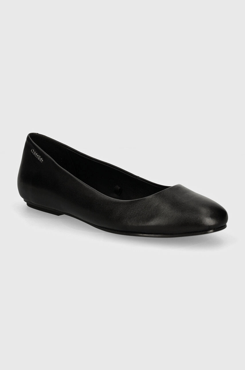 Calvin Klein Sabrinas Ballet Flats Hw0hw00618 Black Preto_shot1