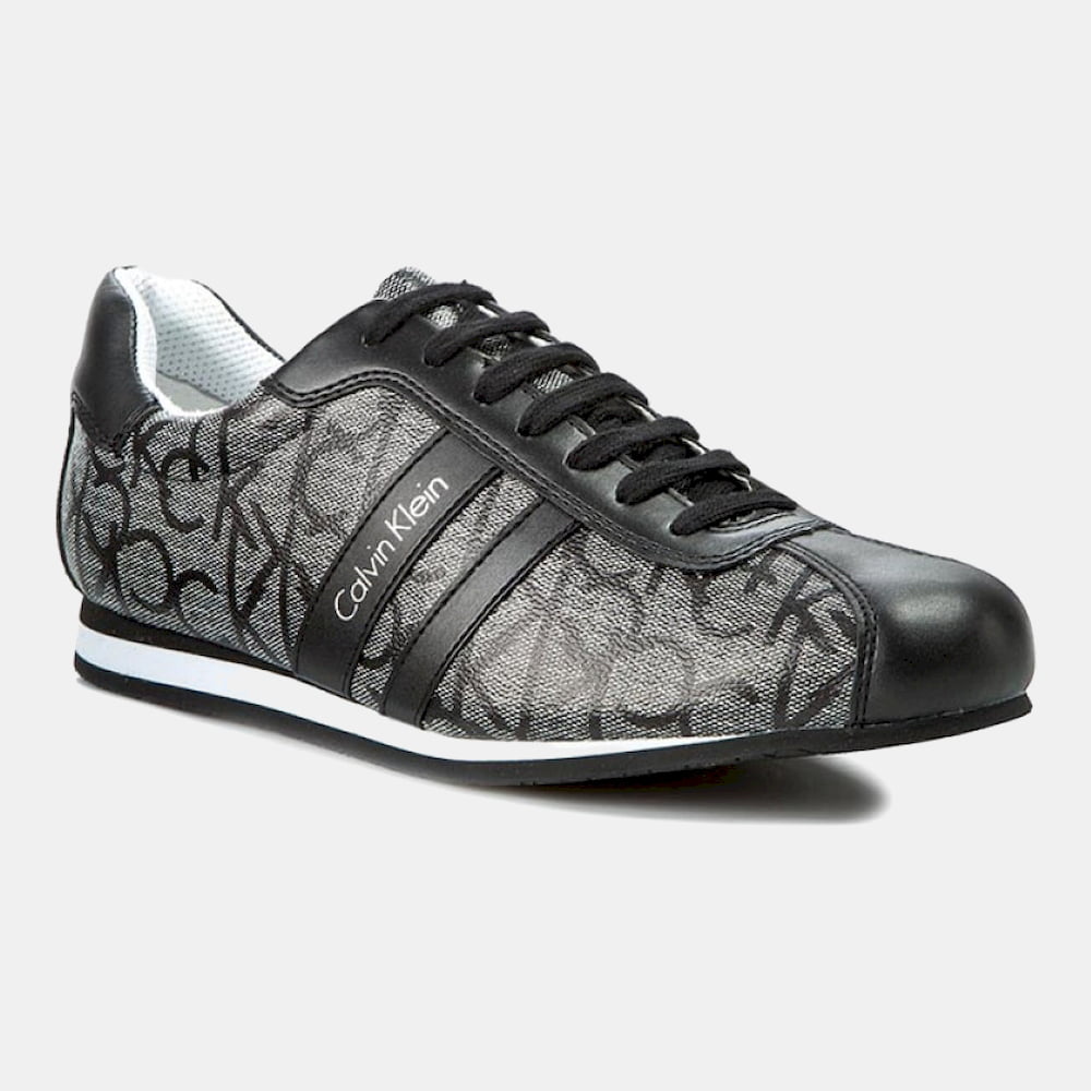 Calvin Klein Sapatilhas Sneakers Shoes Georg Icon Grey Black Cinza Preto Shot4