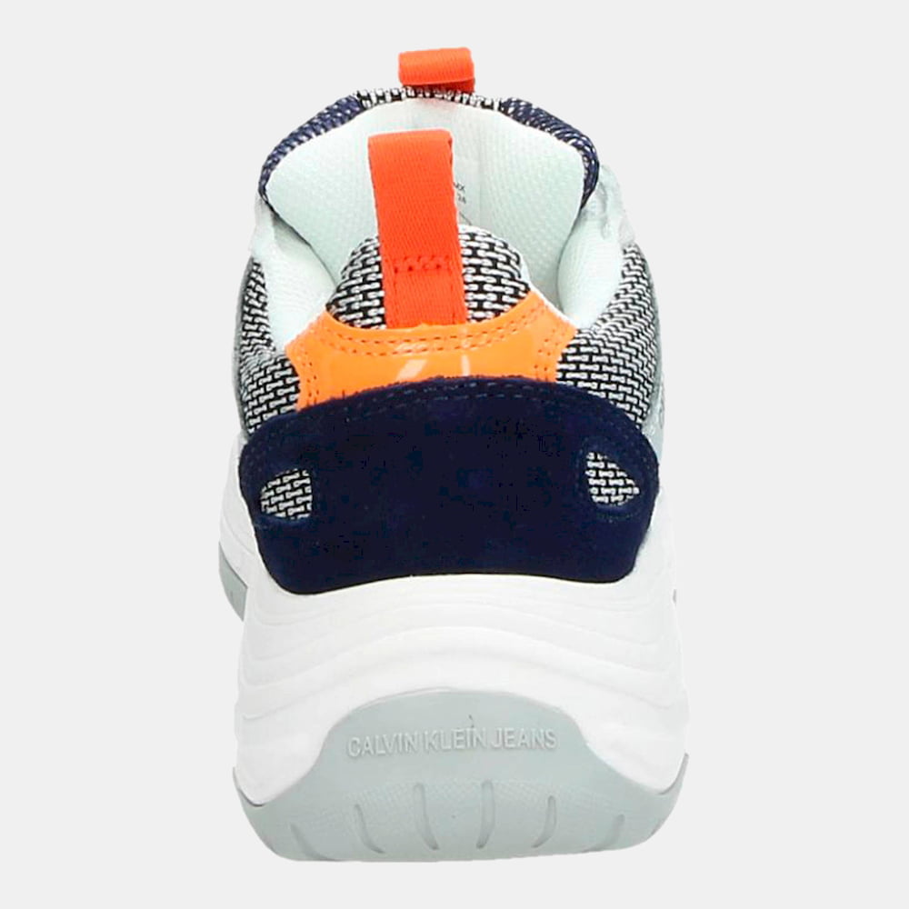 Calvin klein navy 2025 & orange marvin trainers