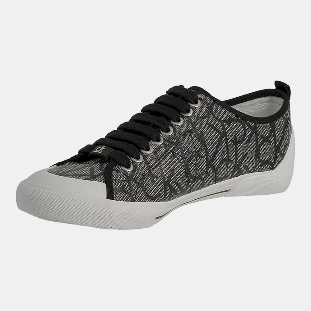 Calvin Klein Sapatilhas Sneakers Shoes Mod Iconog Grey Black Cinza Preto Shot2