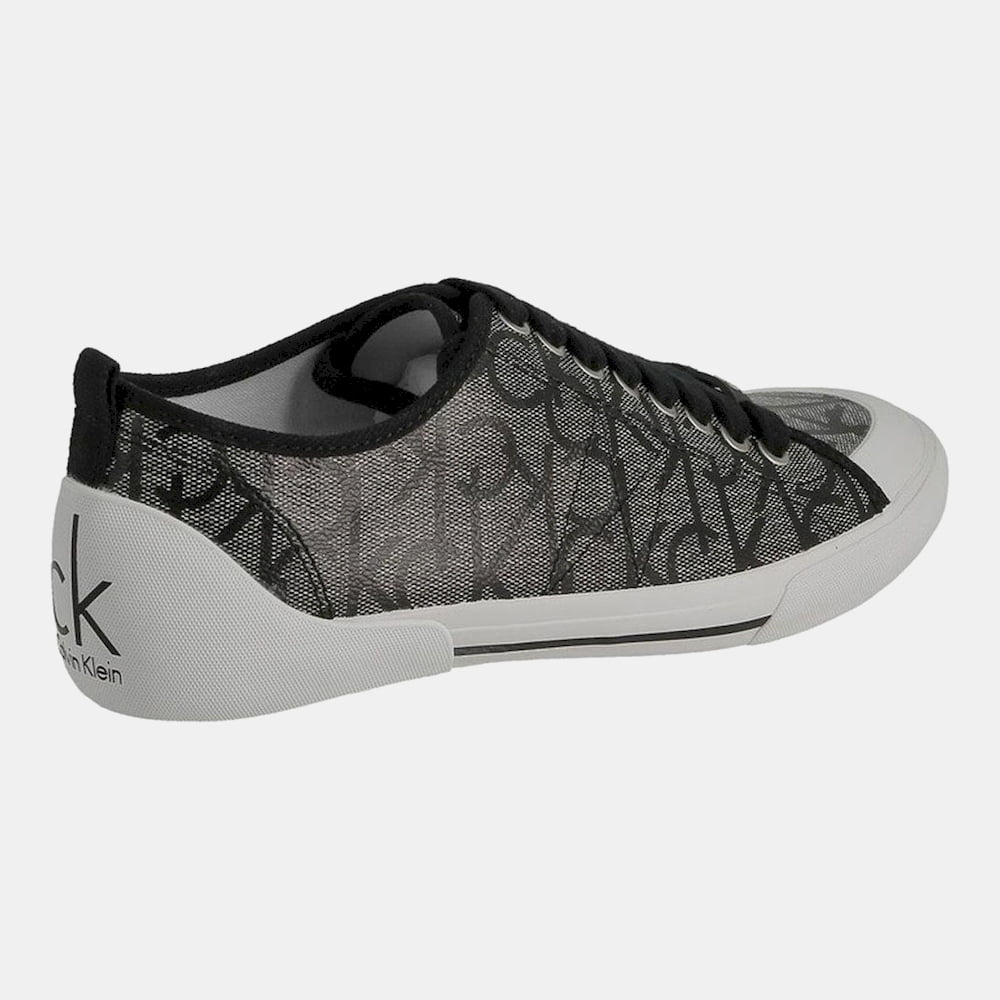 Calvin Klein Sapatilhas Sneakers Shoes Mod Iconog Grey Black Cinza Preto Shot4