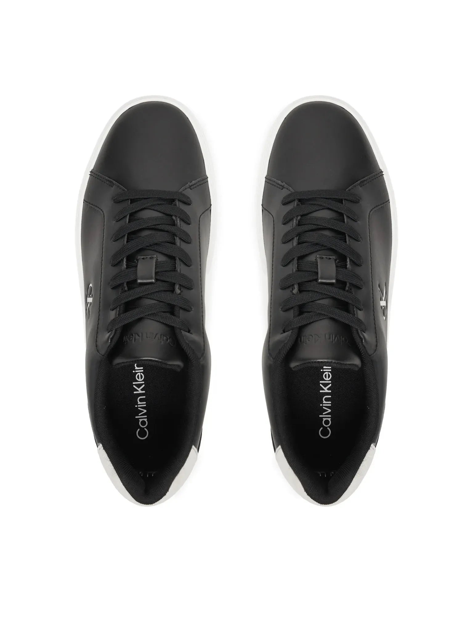 Calvin Klein Sapatilhas Sneakers Shoes Ym0ym01435 Blk White Preto Branco_shot5