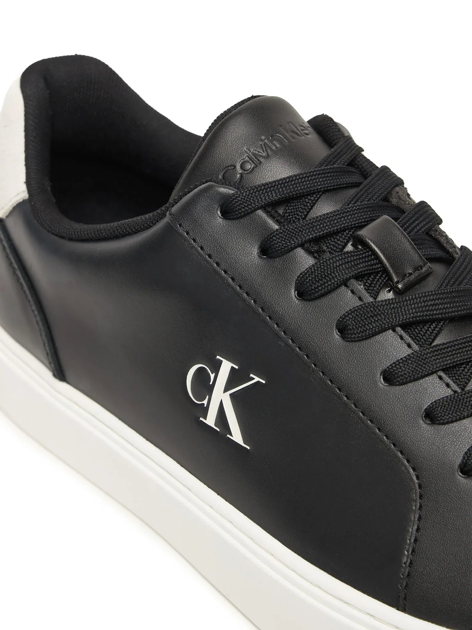 Calvin Klein Sapatilhas Sneakers Shoes Ym0ym01435 Blk White Preto Branco_shot6