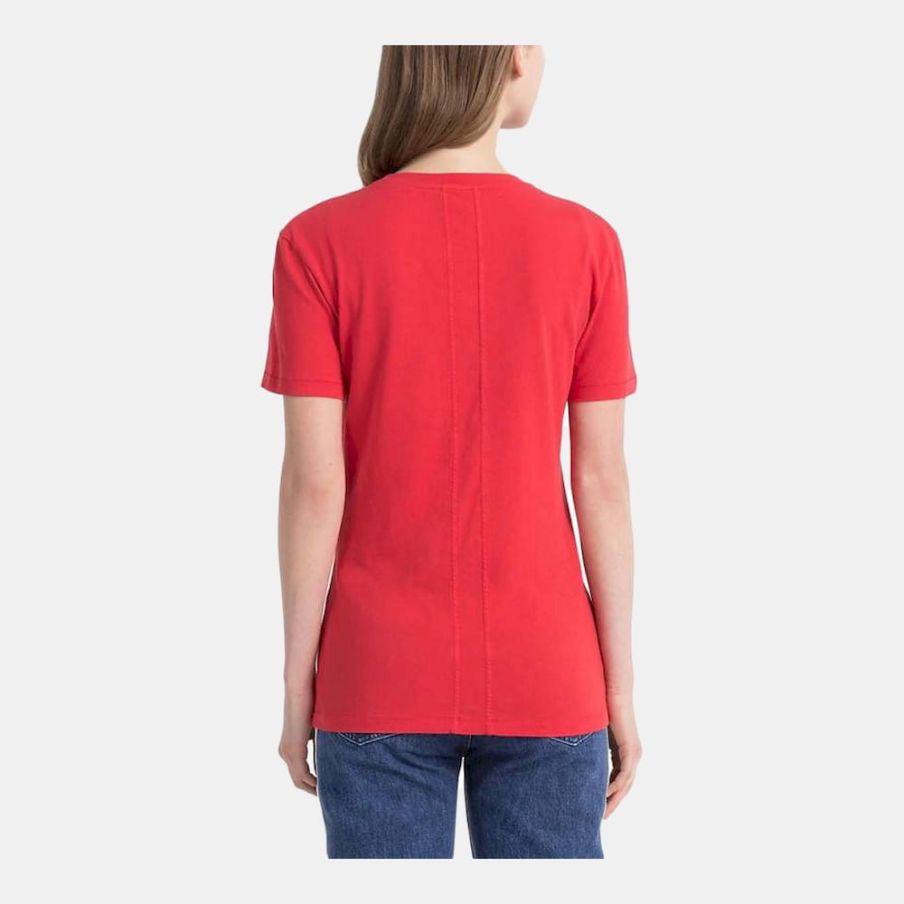 Calvin Klein T Shirt J20j205643 Red Vermelho Shot2