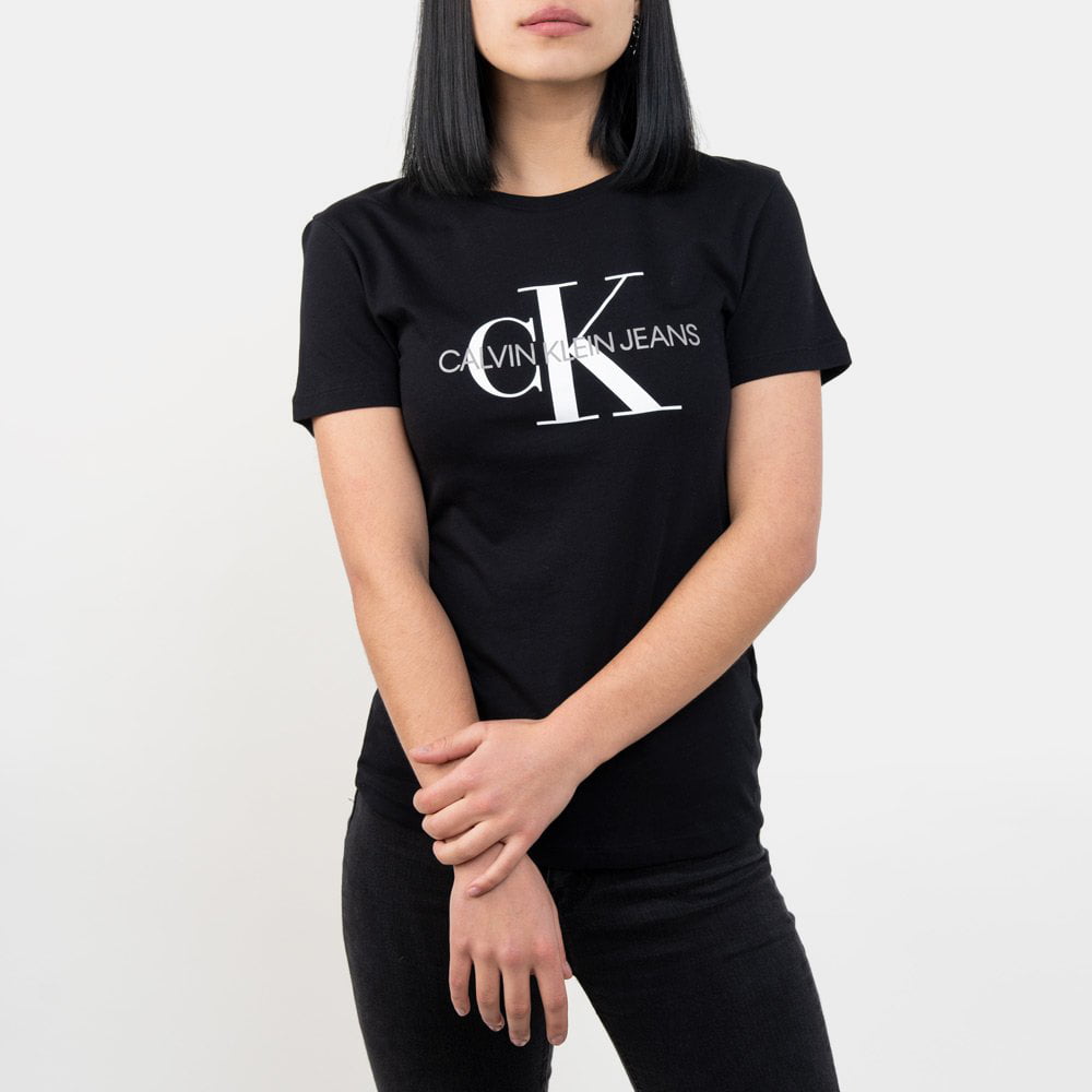 Calvin Klein T Shirt J20j207878 Black Preto Shot1