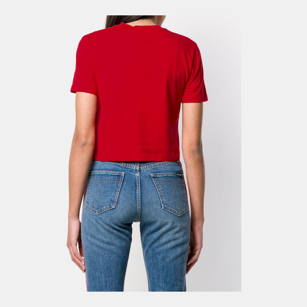 Calvin Klein T Shirt J20j210497 Red Vermelho Shot8