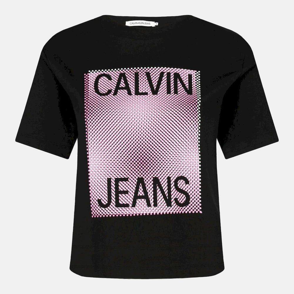 Calvin Klein T Shirt J20j210511 Black Pink Preto Rosa Shot8